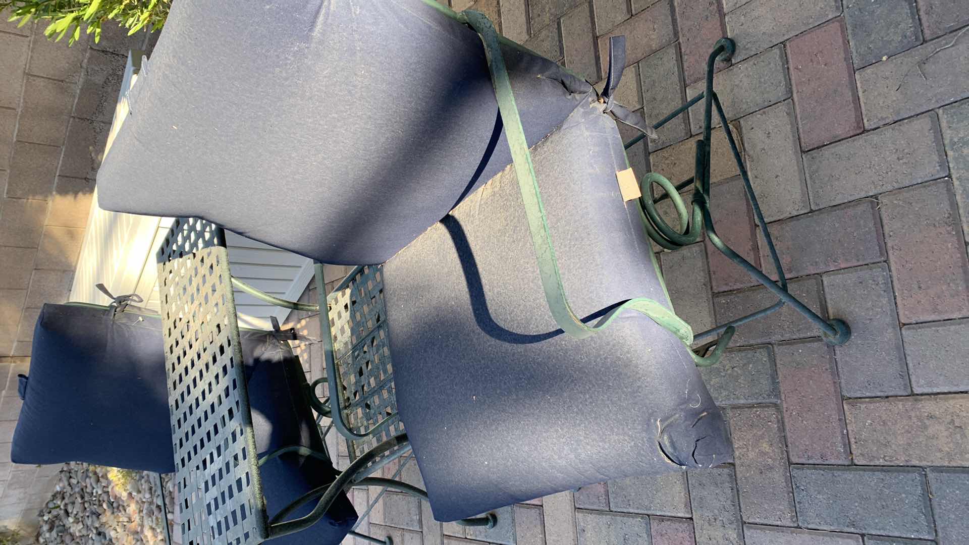 Photo 1 of 2-ROCKING POOL CHAIRS WITH PADS AND A TABLE