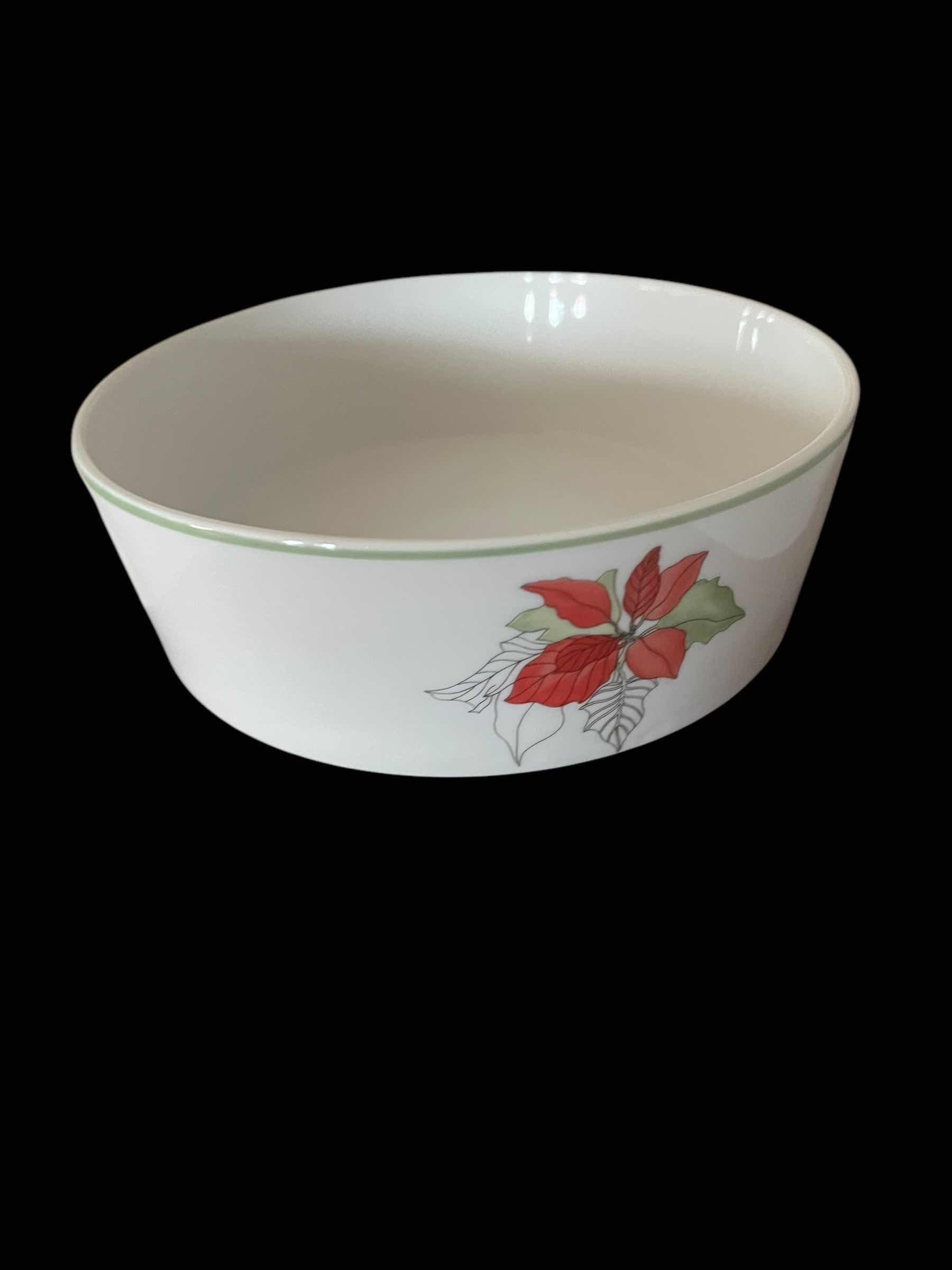 Photo 1 of 3-VINTAGE DISHWARE-BLOCK SPAL-PORTUGAL POINSETTIA SET OF BOWLS. 3 IN TOTAL.
