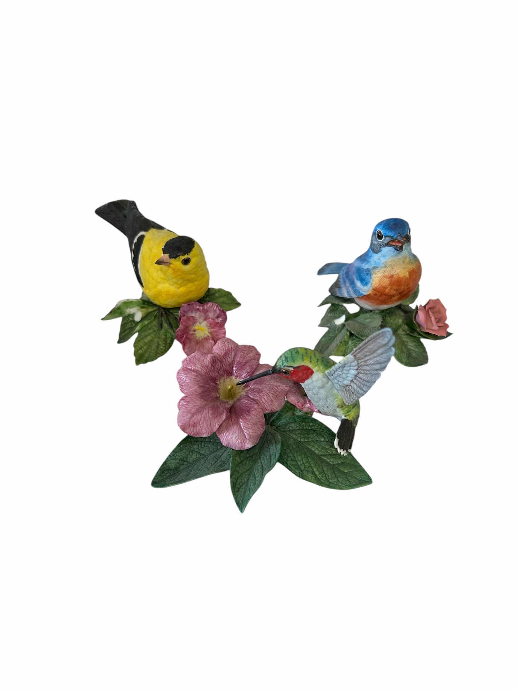 Photo 1 of 3-LENOX PORCELAIN BIRD STATUES.  3"H