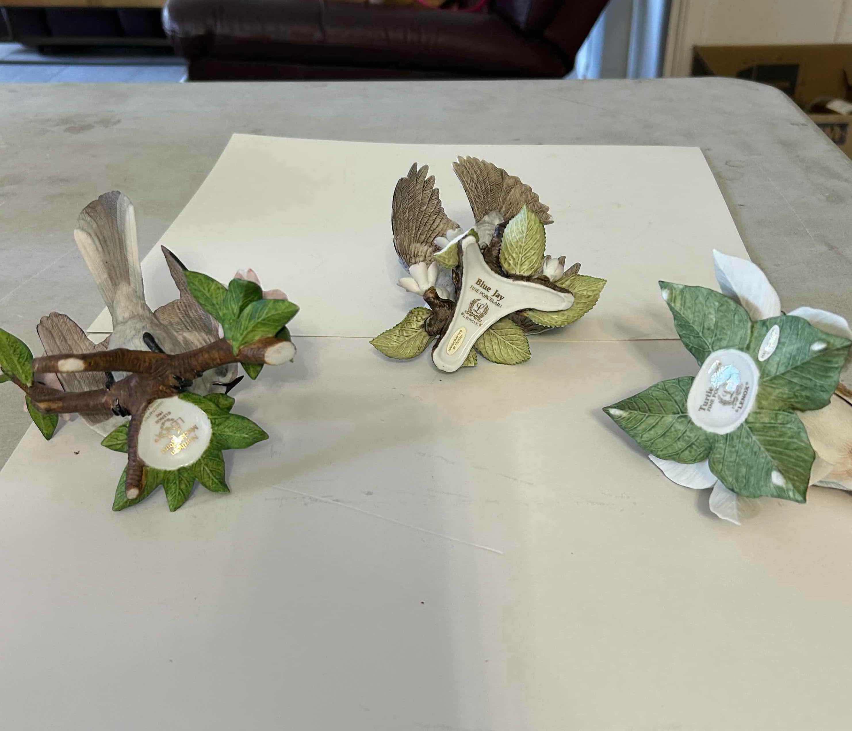 Photo 1 of 3- LENOX PORCELAIN BIRD FIGURINES