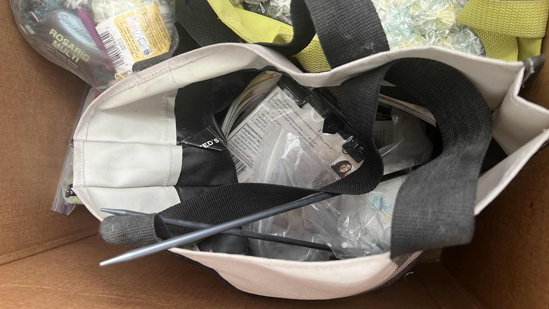 Photo 2 of CONTENTS OF BOX-KNITTING SUPPLIES