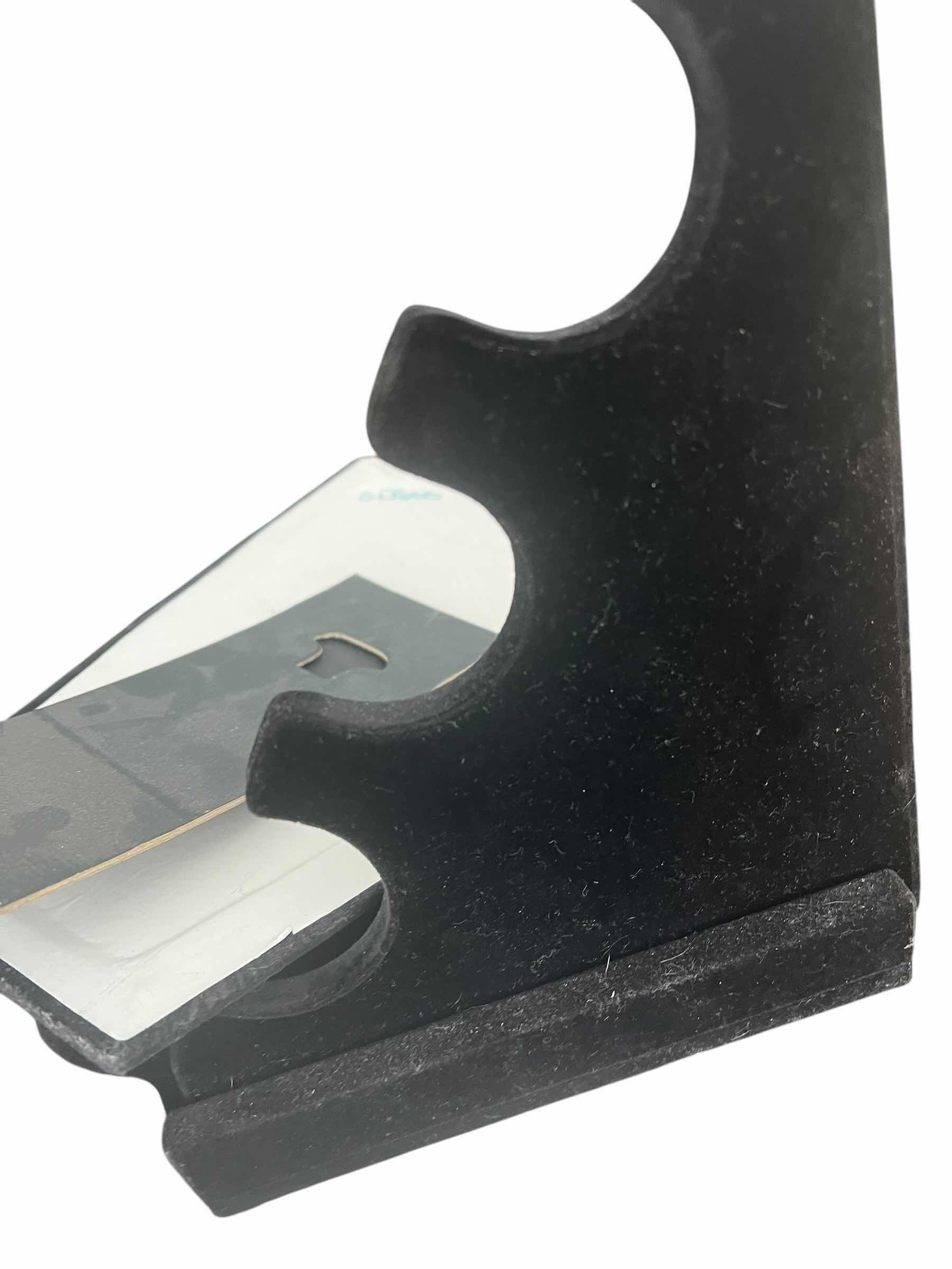 Photo 1 of CONTENTS OF VARIOUS BLACK FELT JEWELRY STANDS-BRACELET TREE, NECKLACE BUST EARRING TREES.