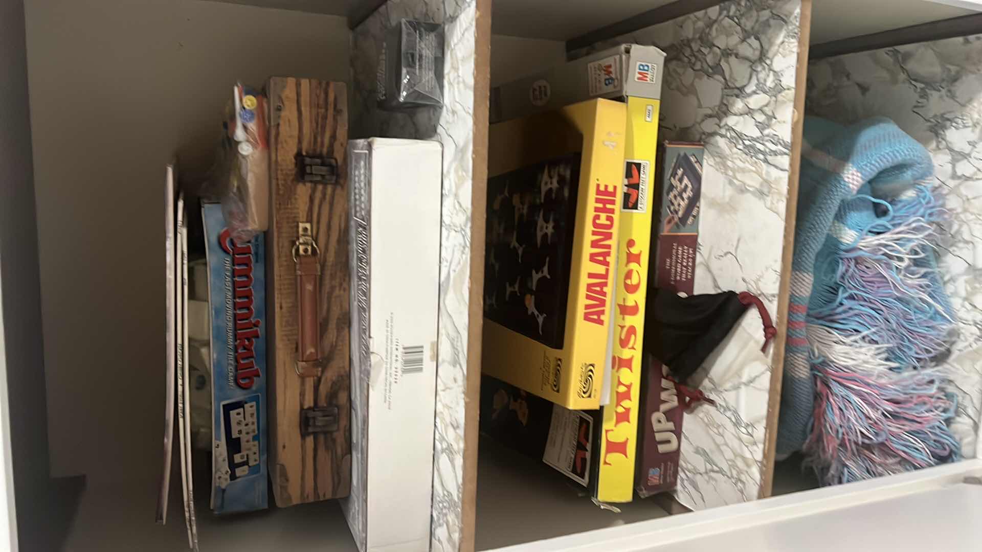 Photo 1 of CONTENTS OF CABINET-BOARD GAMES