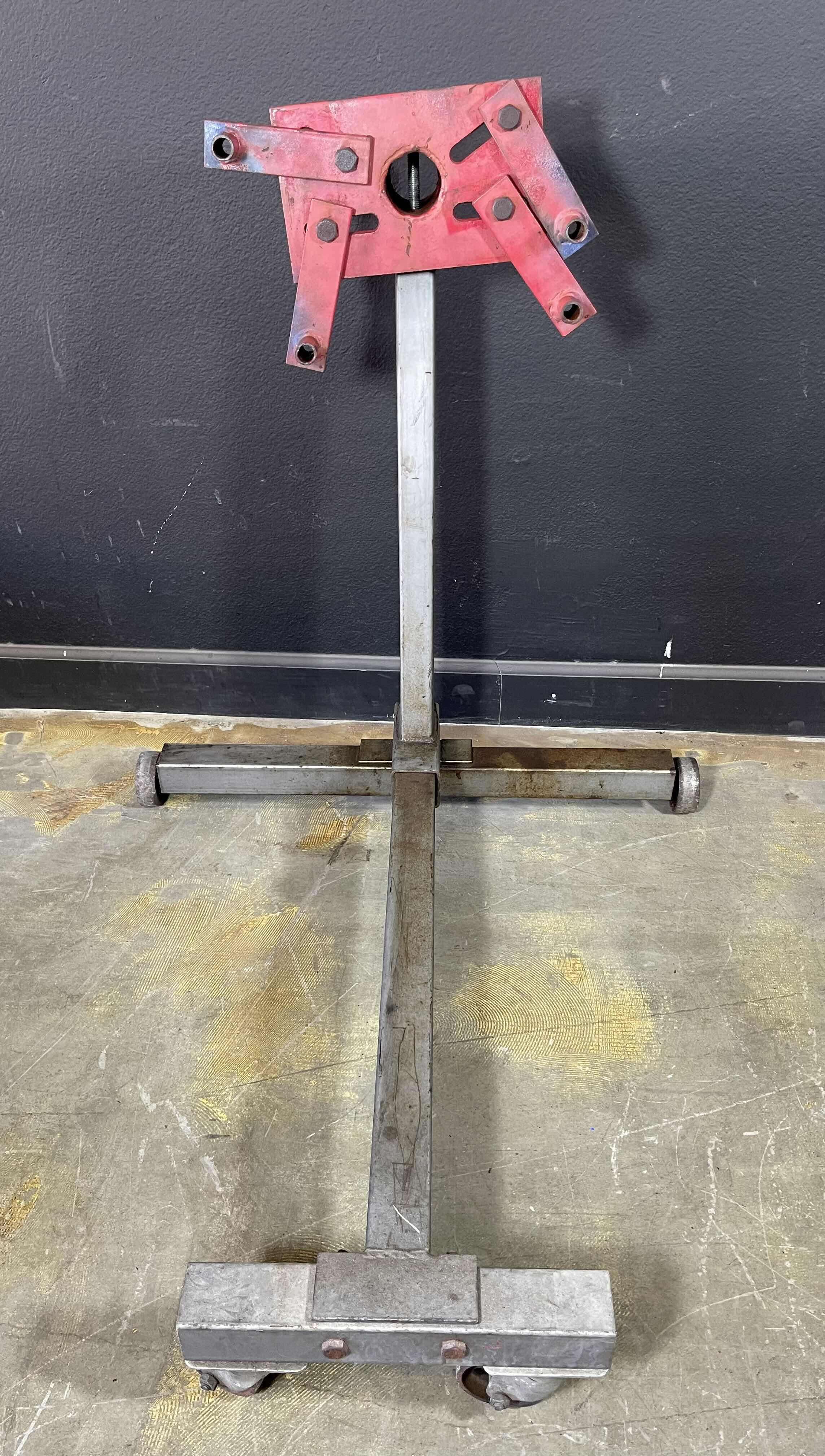 Photo 1 of LARIN ENGINE STAND, STEEL ADJUSTABLE 