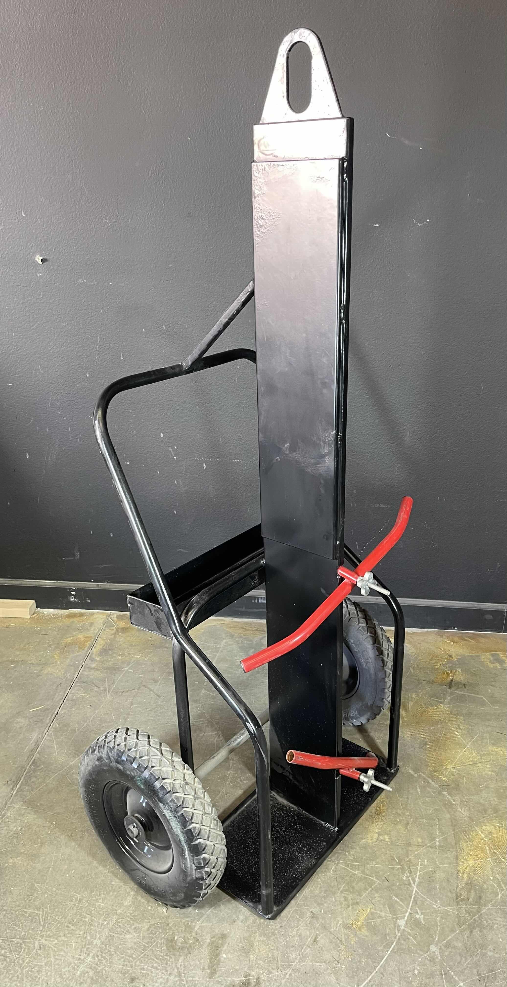 Photo 1 of TWO CYLINDER WELDING TANK STEEL CART H66”