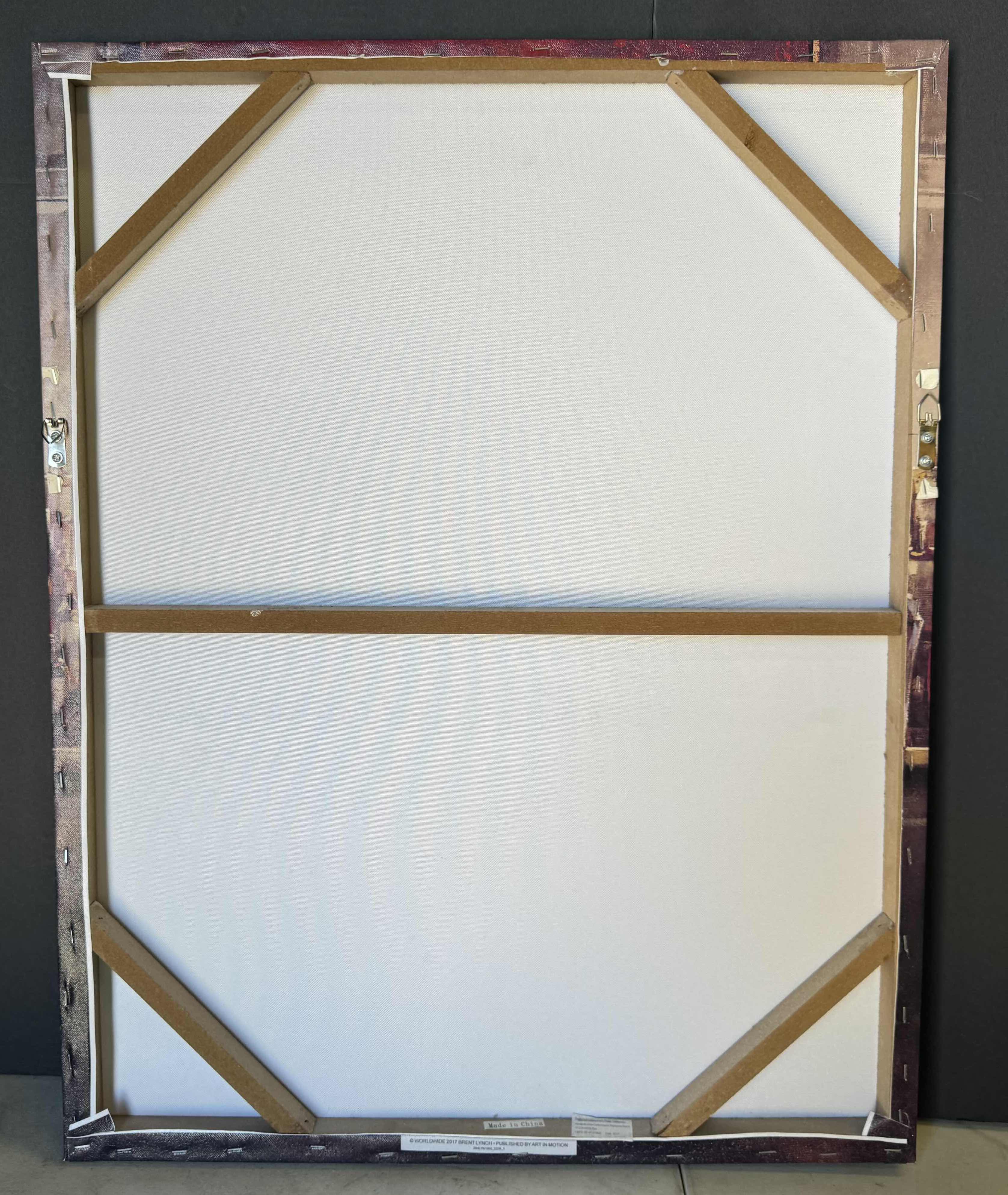 Photo 1 of WORLDWIDE 2017 BRENT LYNCH CIGAR BAR WALL ART CANVAS PRINT 28" X 22" - MAN