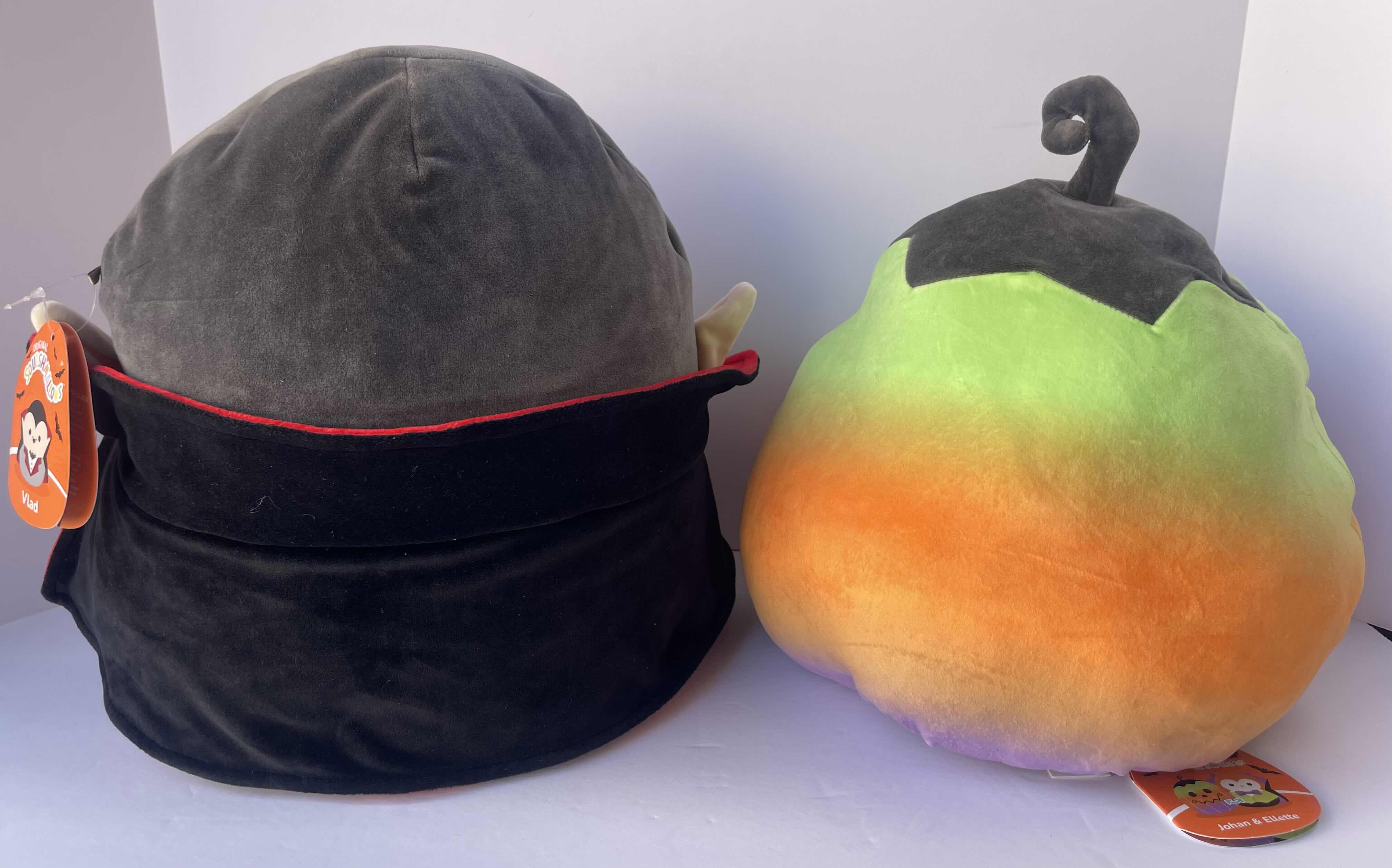 Photo 1 of HALLOWEEN SQUISHMALLOW H12” VLAD & FLIPAMALLOW JOHAN & ELLETTE H12” NWT