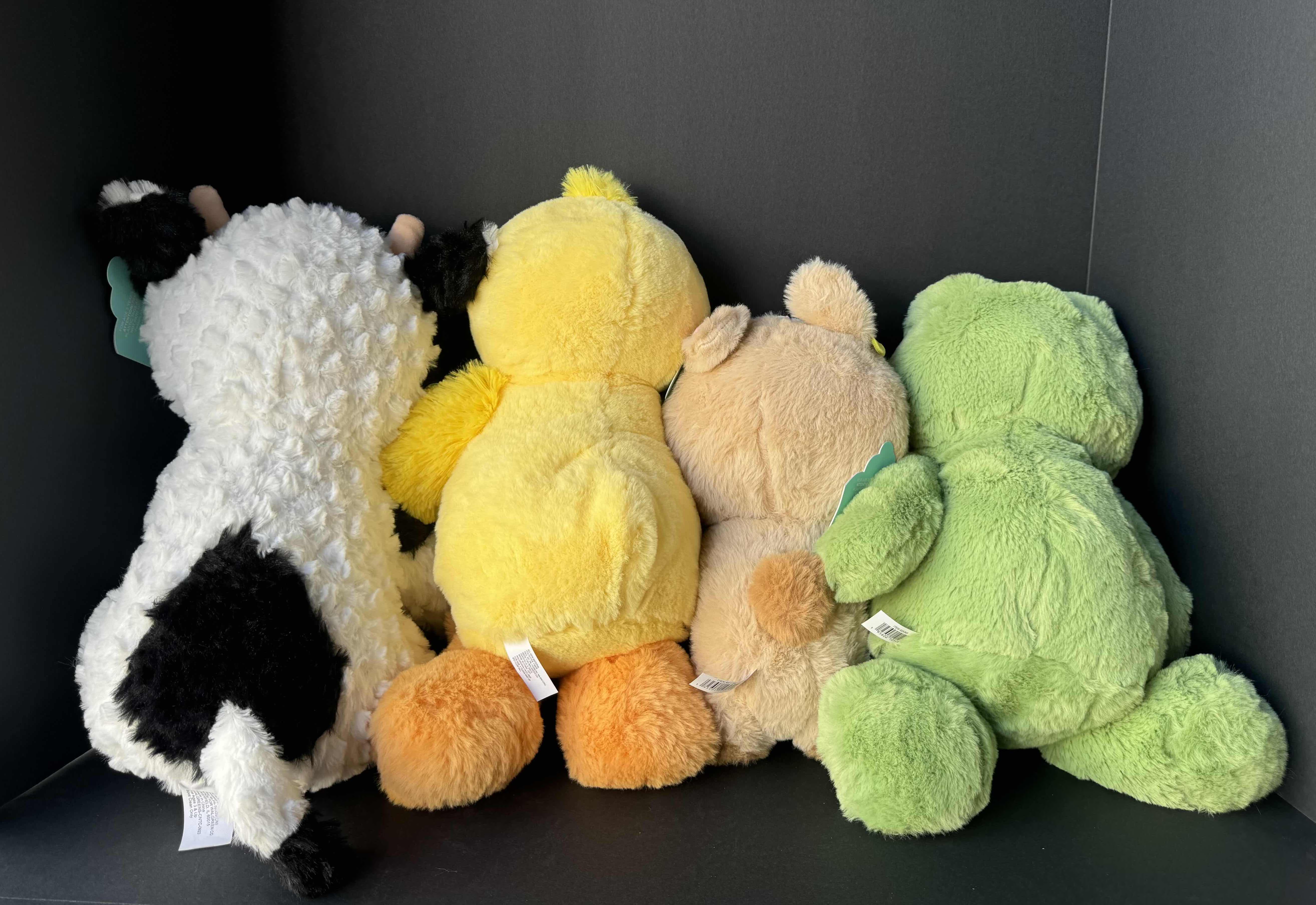 View 2 of NWT HUG ME PLUSHES - COW H14”, DUCK H12”, GOAT H10” & FROG H14”