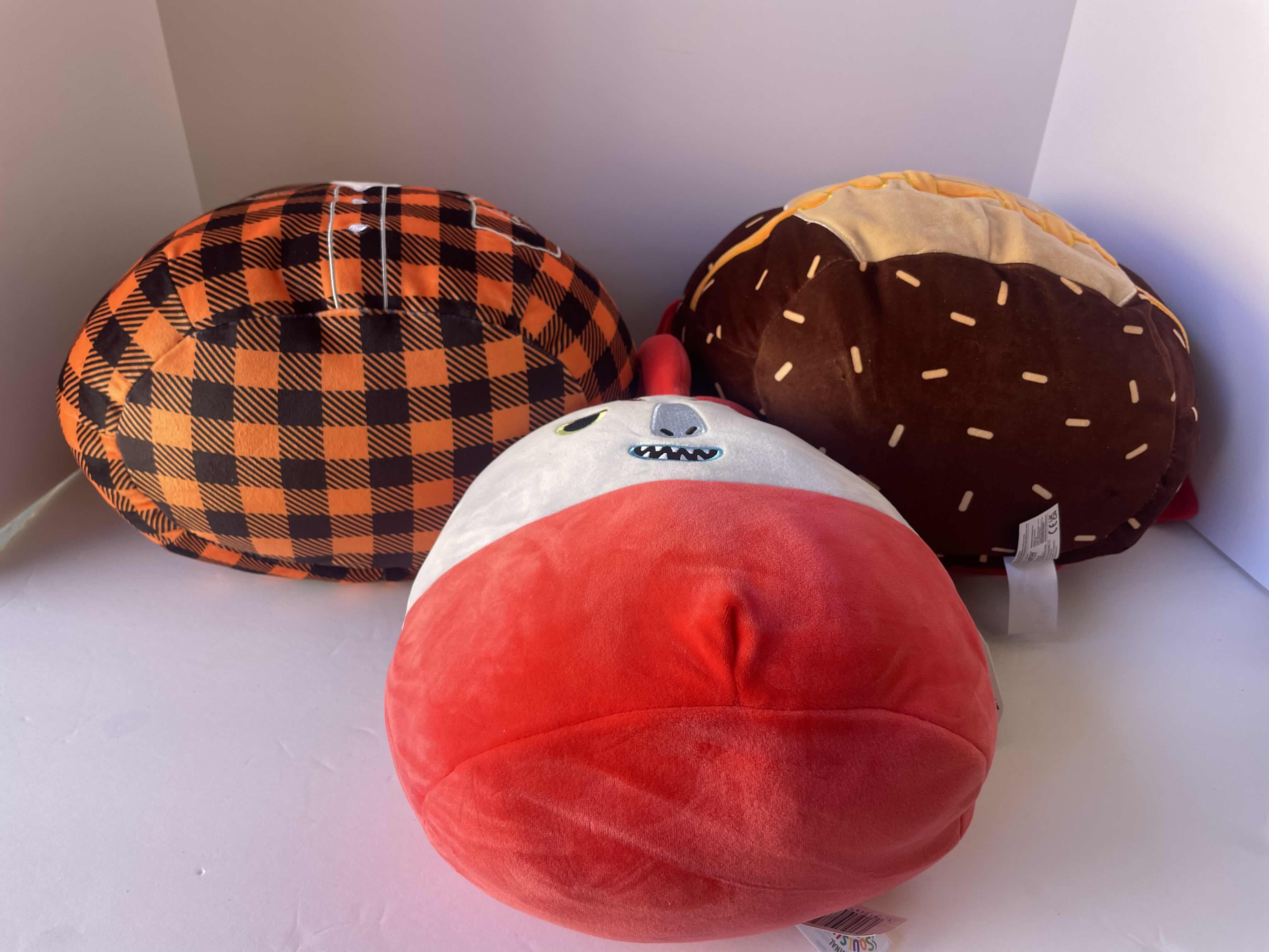 Photo 1 of SQUISHMALLOWS OMAR 12”, HANS 12” & DISNEY THE NIGHTMARE BEFORE CHRISTMAS LOCK 10” (3) 
