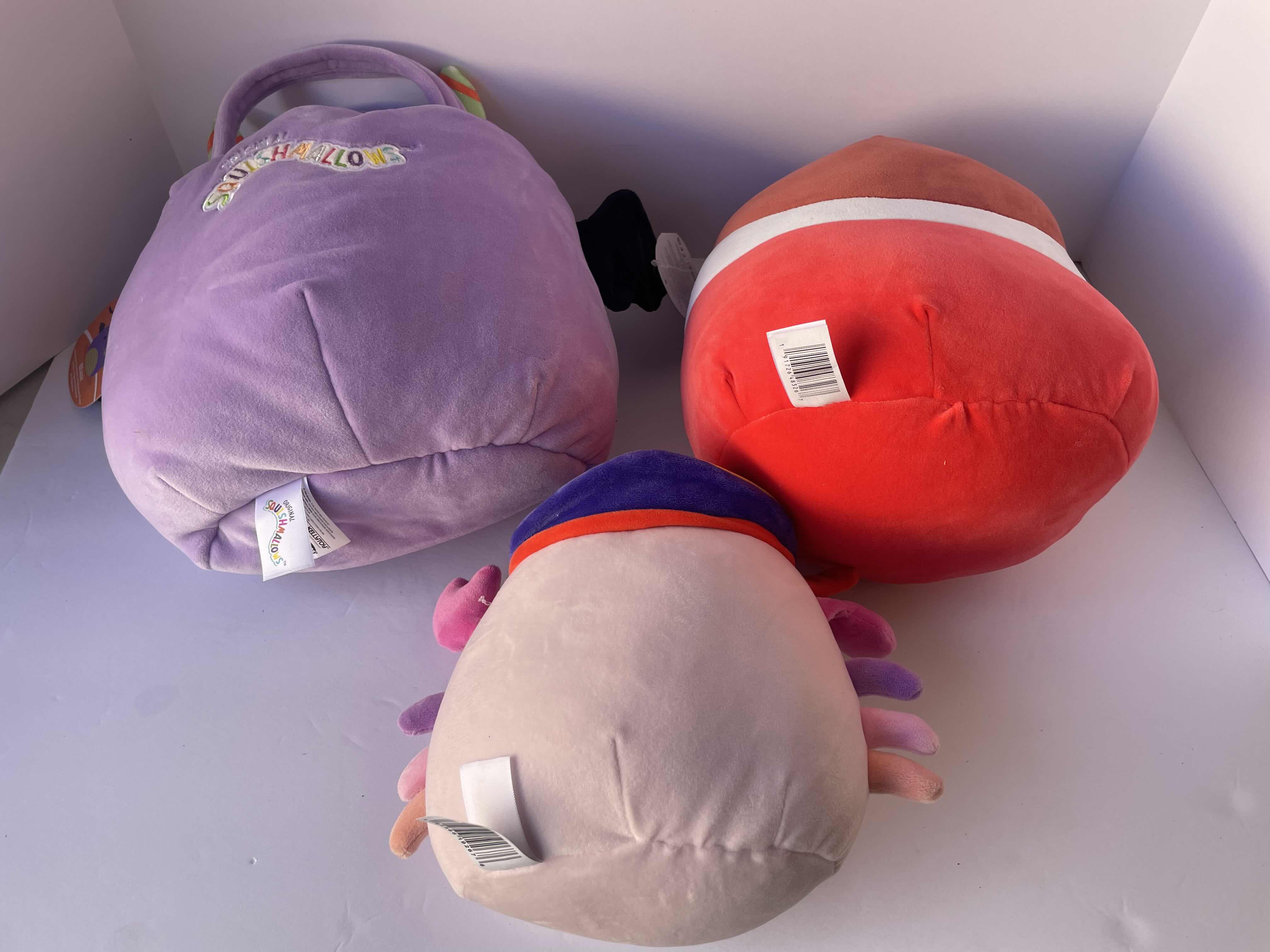 View 3 of ORIGINAL SQUISHMALLOWS TREAT PAIL BLAZE H10”, CAILEY H8" & THE NIGHTMARE BEFORE CHRISTMAS LOCK H10” NWT

