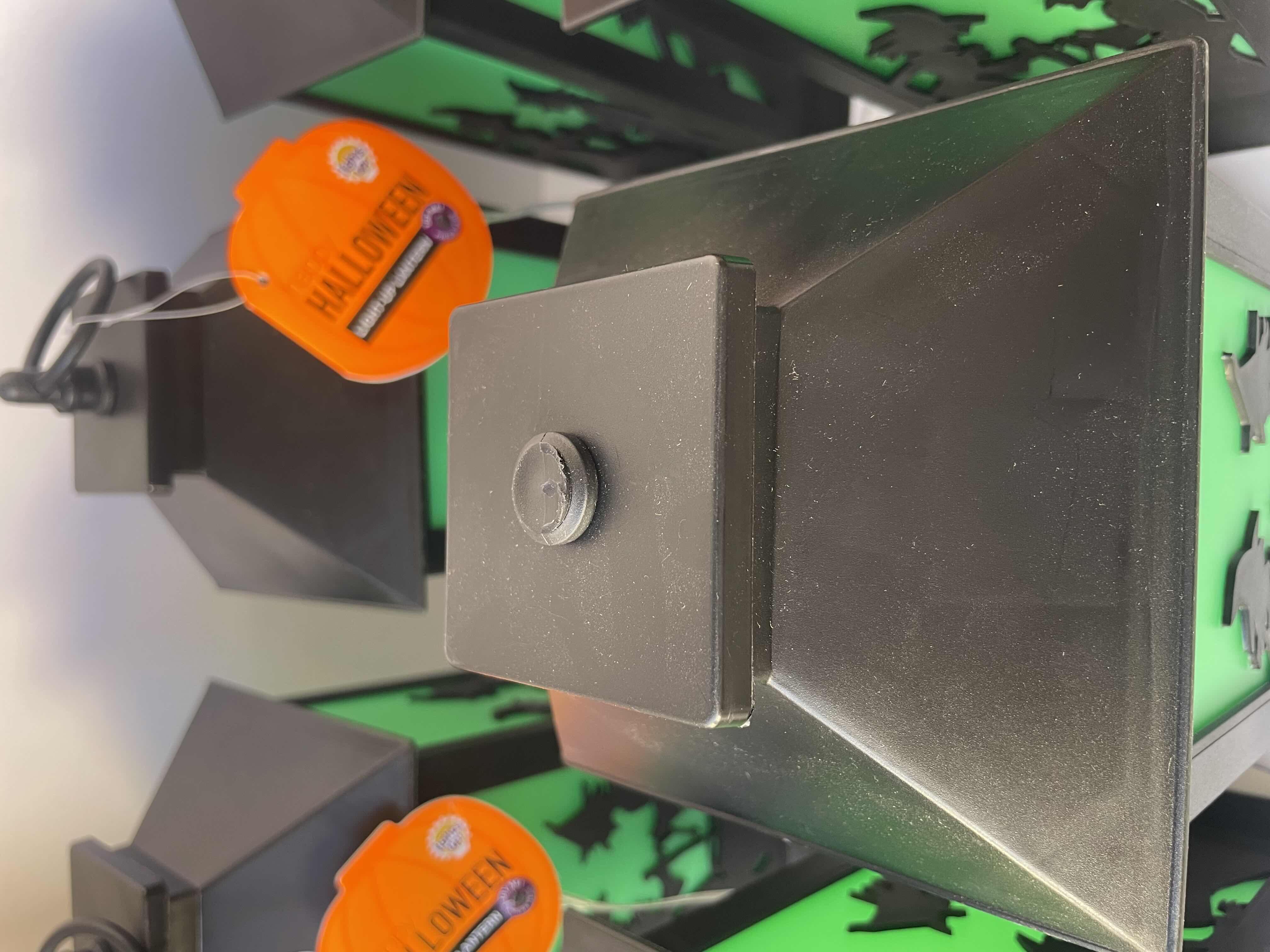 Photo 1 of HAPPY HALLOWEEN LIGHT-UP LANTERNS GREEN WITCHES H12” NWT (5) - BROKEN HANGER (1) 