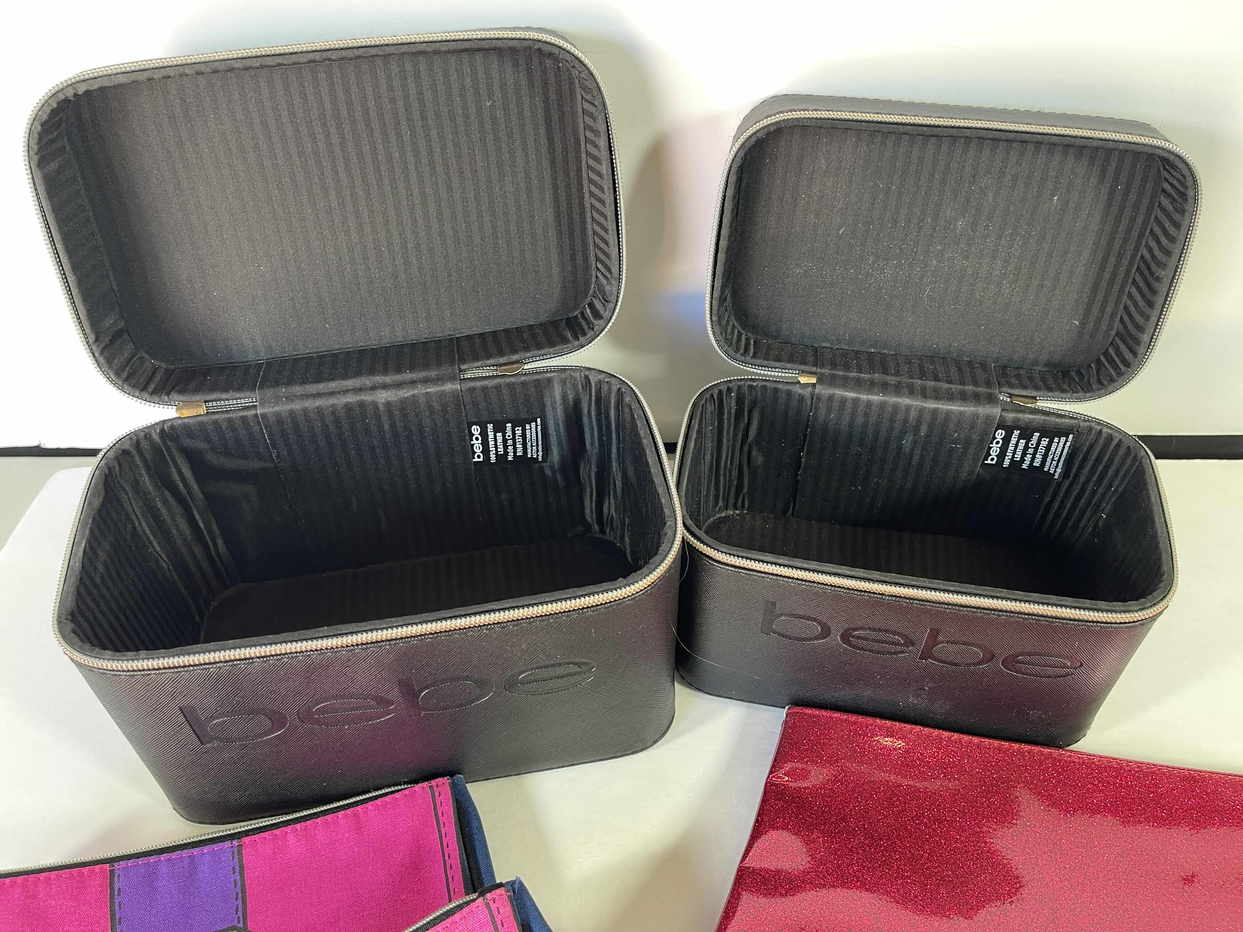 Photo 1 of VANITY COSMETIC BAGS (6) BEBE, ESTEE LAUDER & LANCÔME