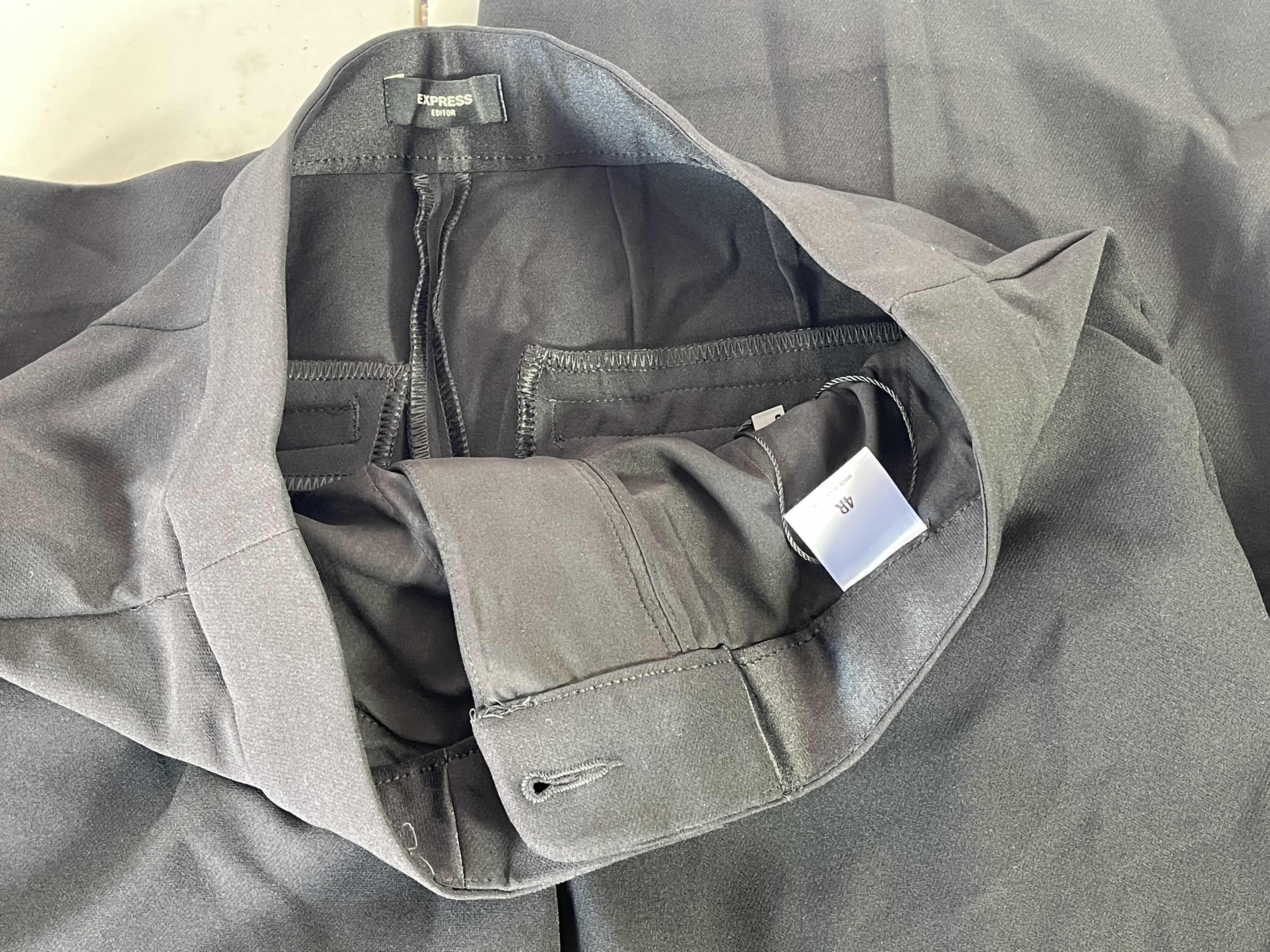 Photo 1 of WOMENS BLACK PANTS (3) CALVIN KLEIN SIZE O & EXPRESS SIZE 4R