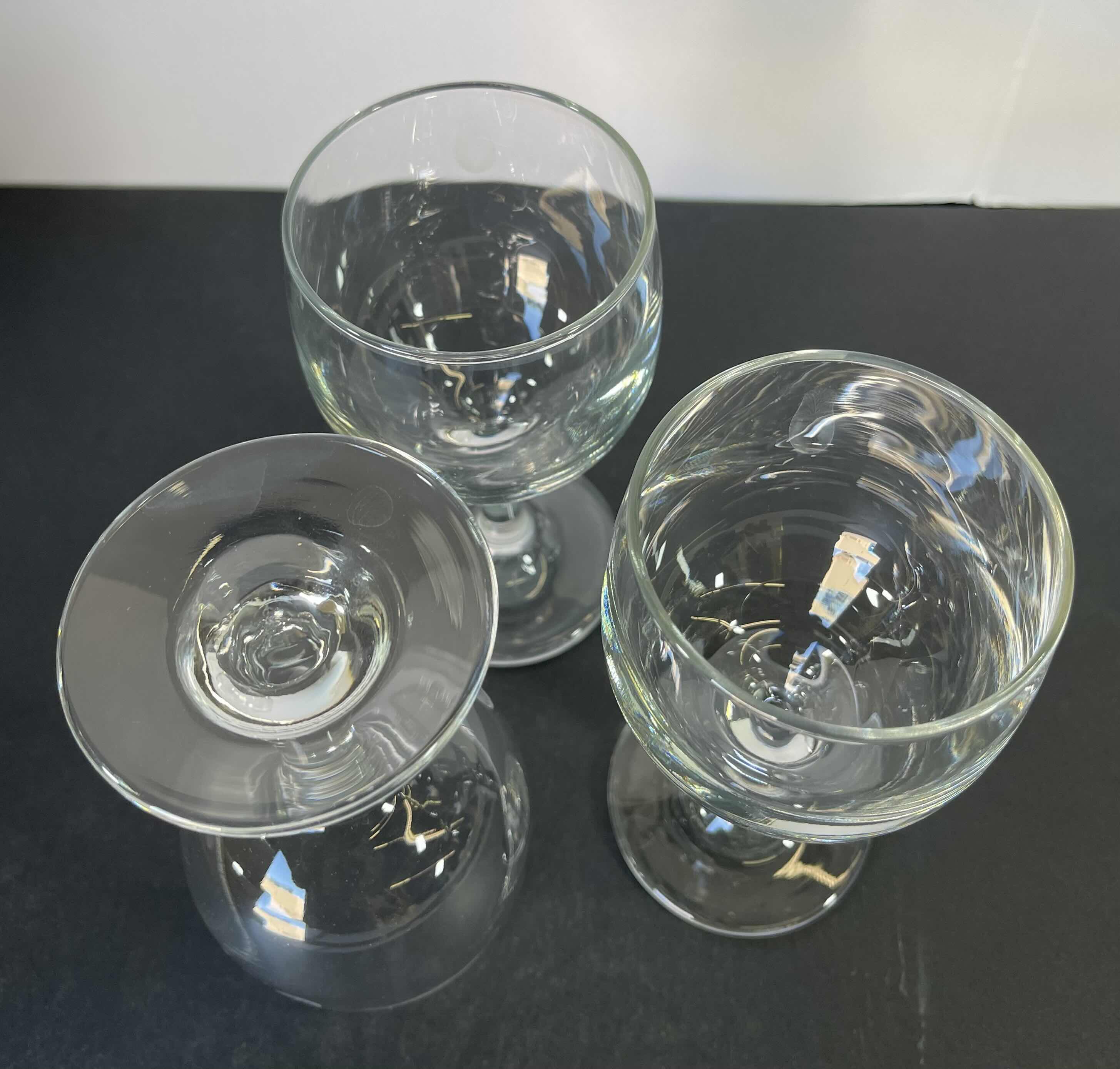 Photo 1 of LIBBEY 3764 TWO DOZEN 6” EMBASSY 8.5 OZ WINE GLASSES
