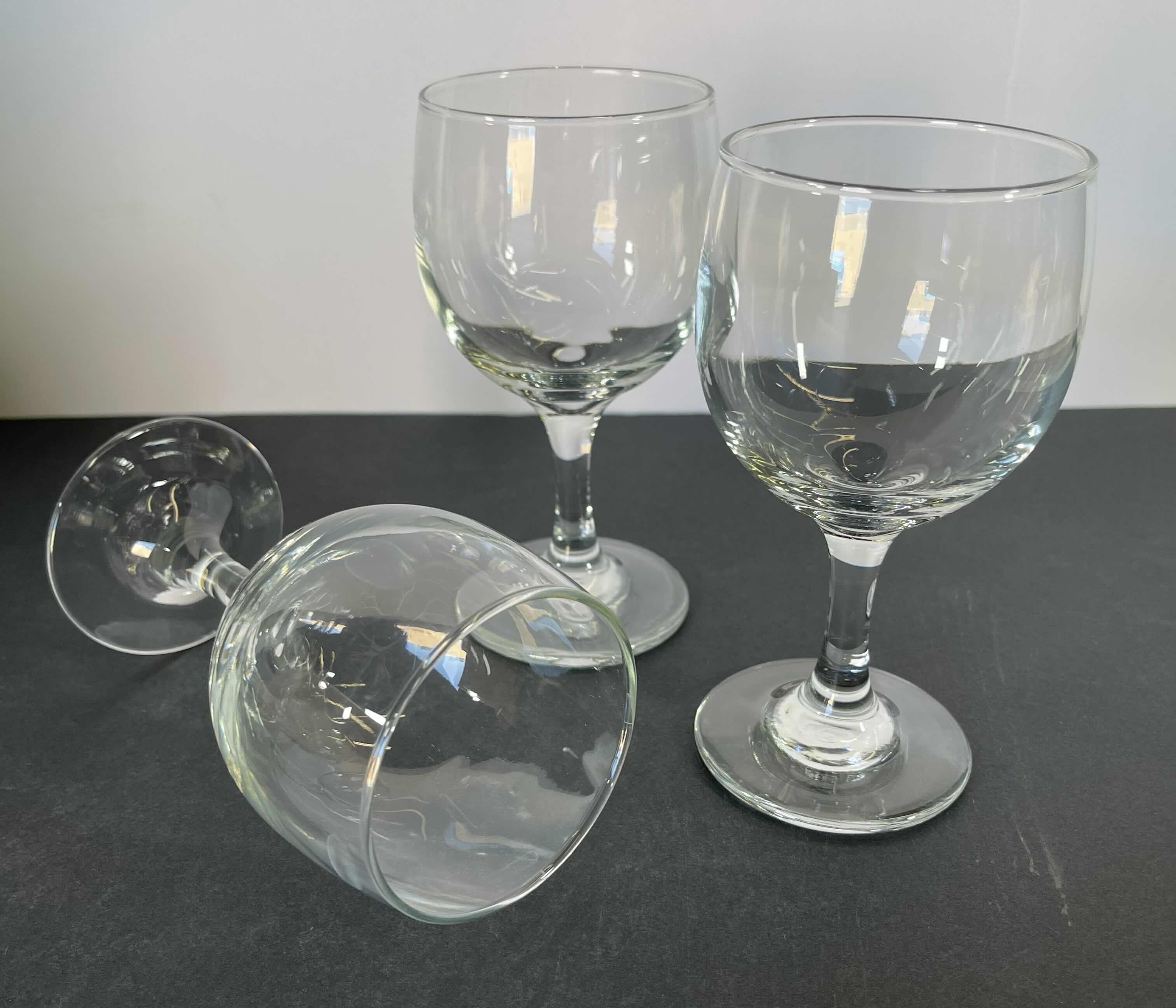 Photo 1 of LIBBEY 3764 TWO DOZEN 6” EMBASSY 8.5 OZ WINE GLASSES