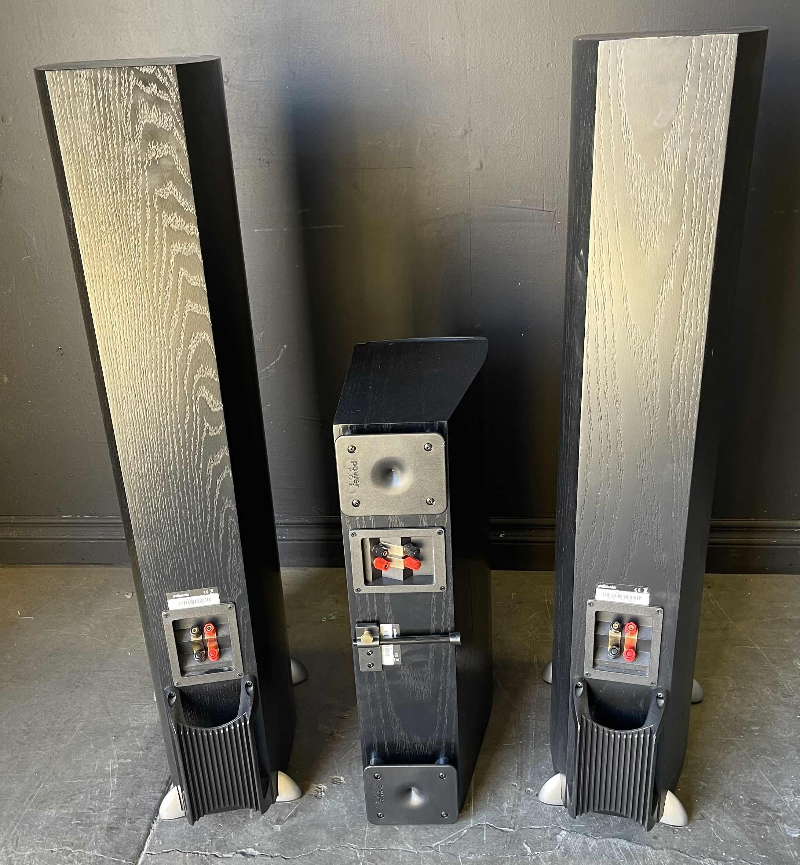 Photo 1 of POLK AUDIO 2 PIECE FLOOR SPEAKER 39” & POWER PORT SPEAKER 24”