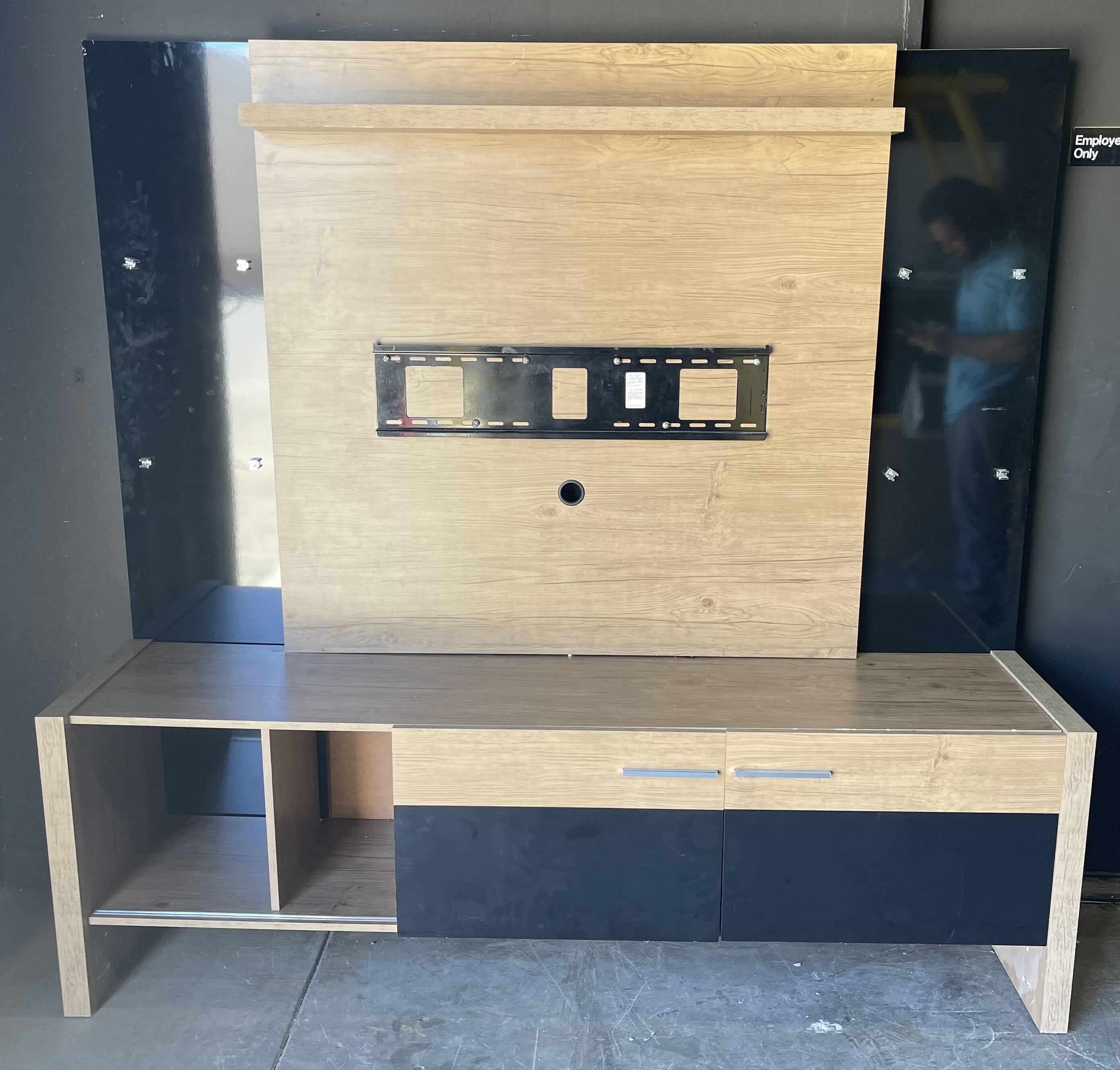 Photo 1 of TV STAND ENTERTAINMENT CENTER WITH SLIDING DOORS 64” X 18” X H60”