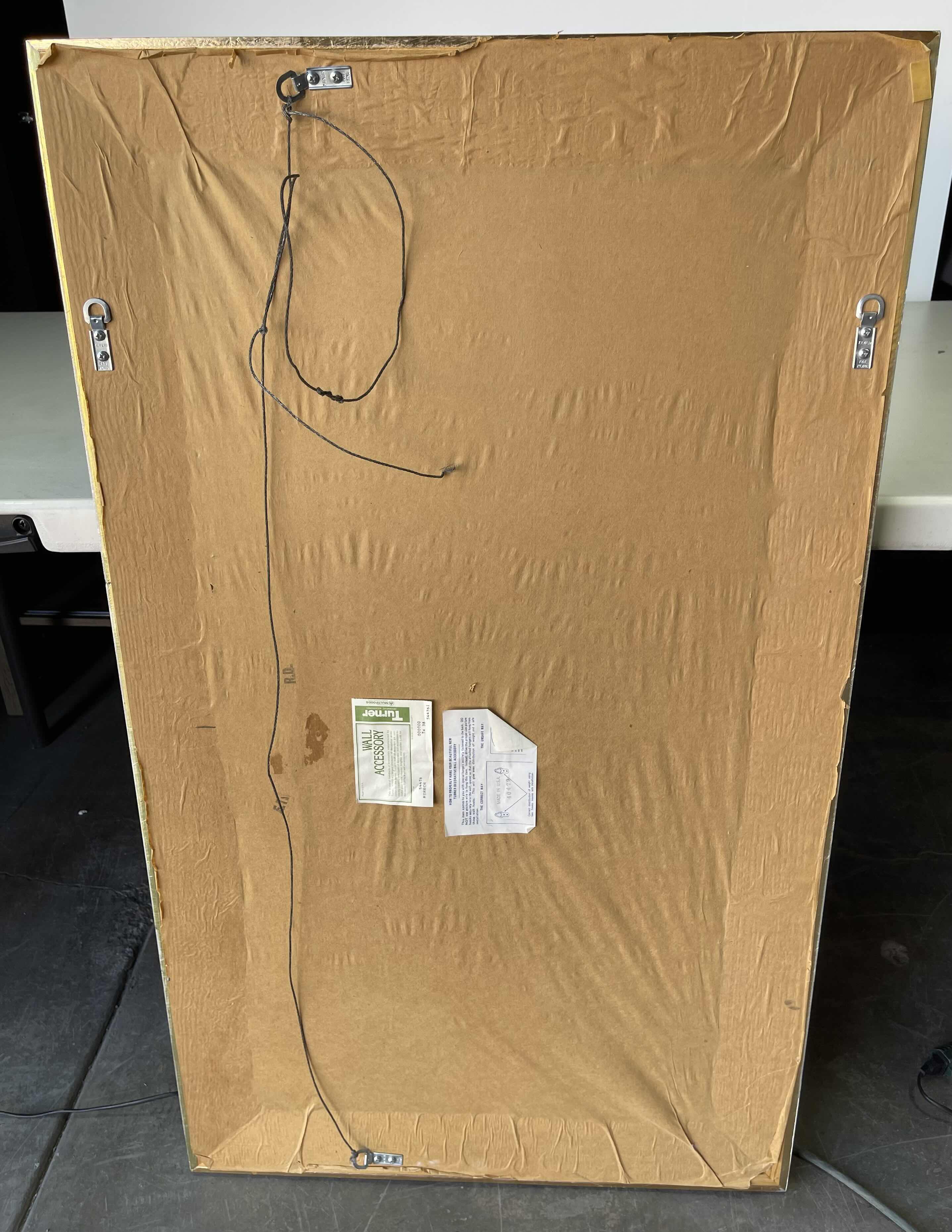 Photo 1 of TURNER ACCESSORIES DECORATIVE WALL MIRROR 42” X 25”