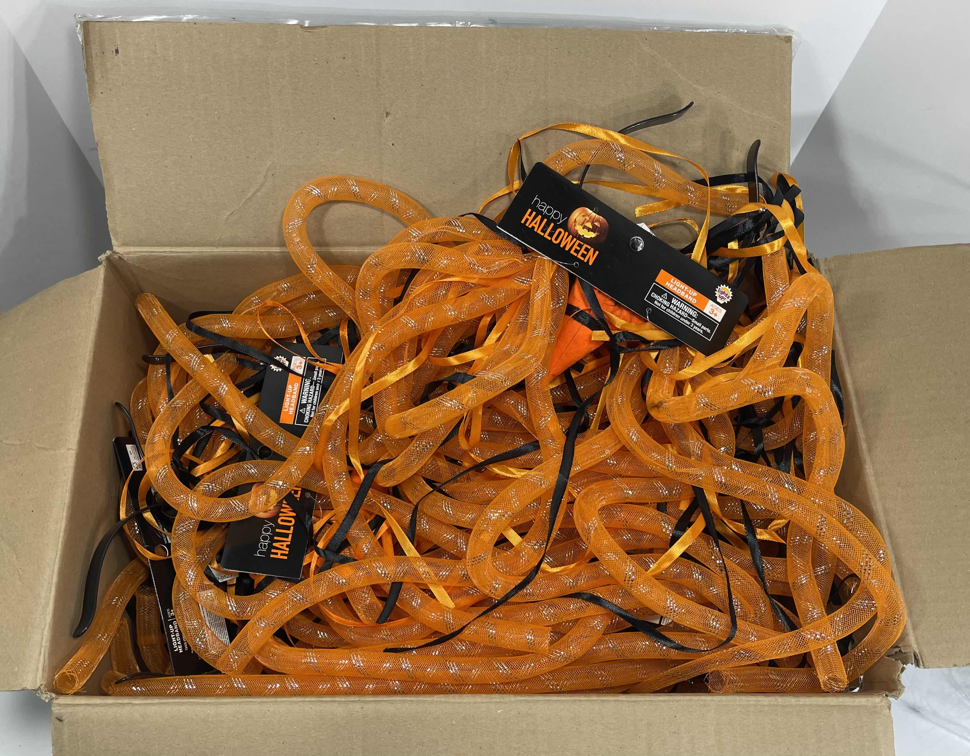 Photo 1 of NWT HAPPY HALLOWEEN LIGHT-UP HEADBAND BOX OF (12) MSRP $100