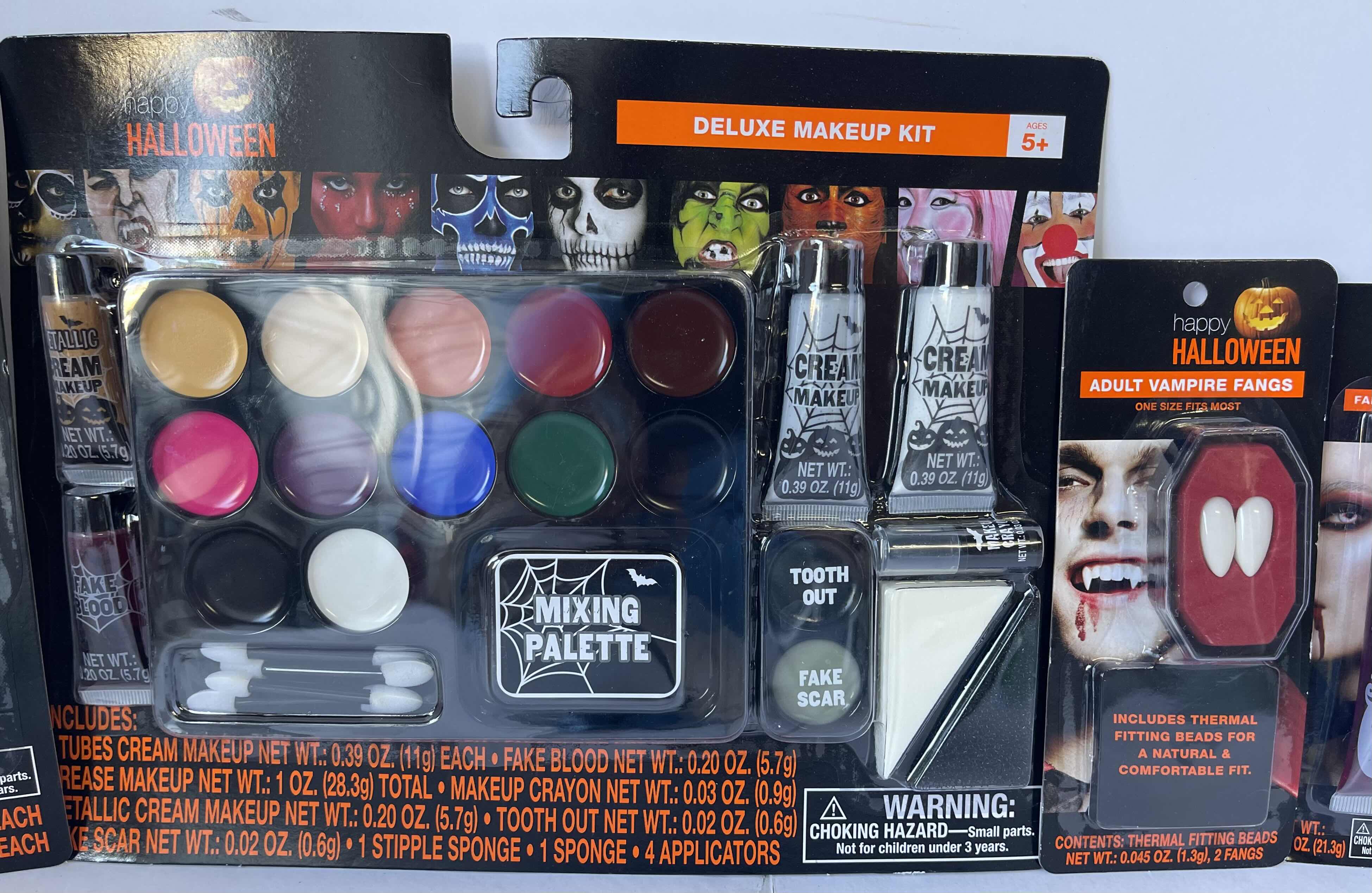 Photo 1 of HALLOWEEN ASSORTED COSTUME MAKE UP KITS (5)