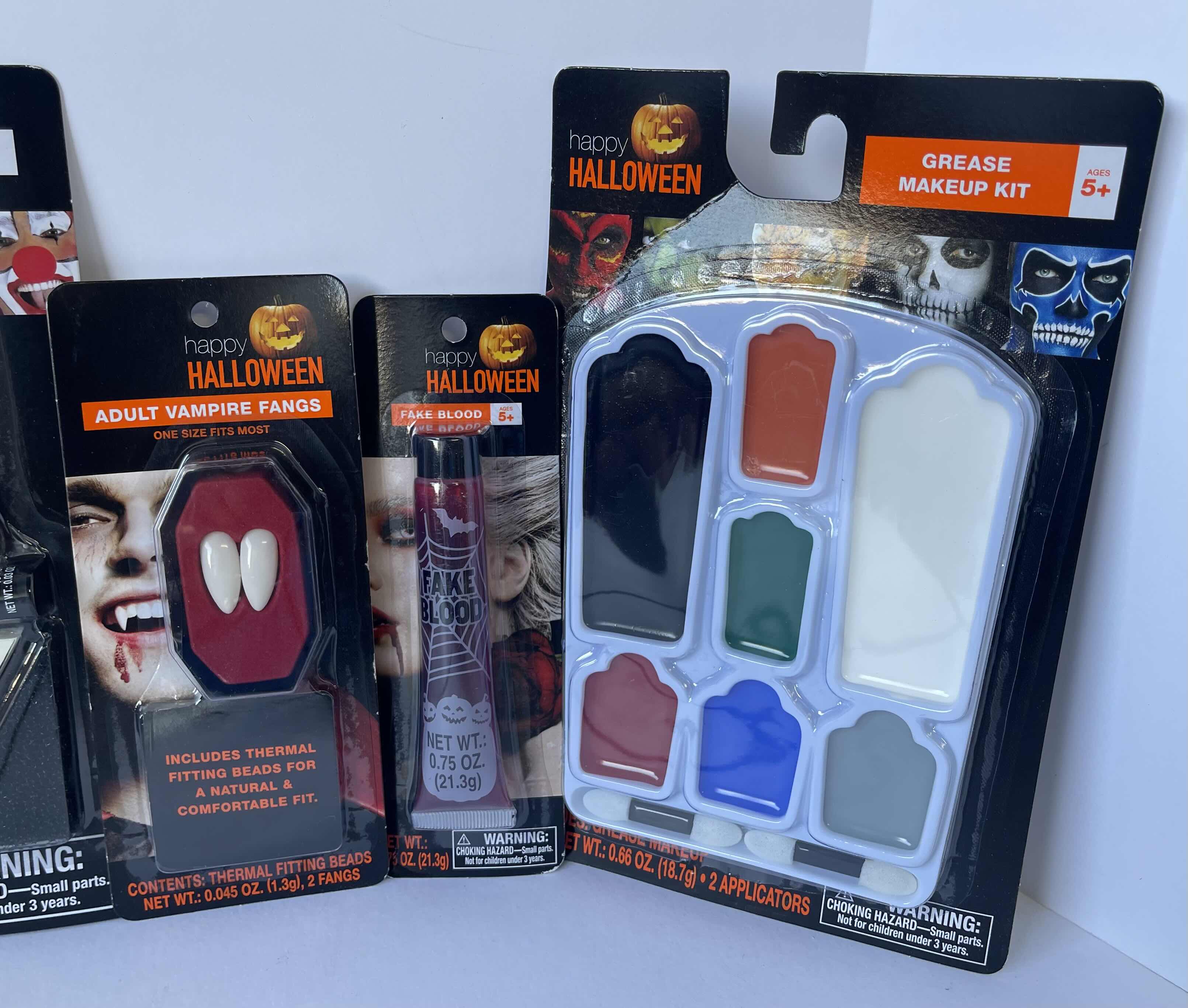 Photo 1 of HALLOWEEN ASSORTED COSTUME MAKE UP KITS (5)
