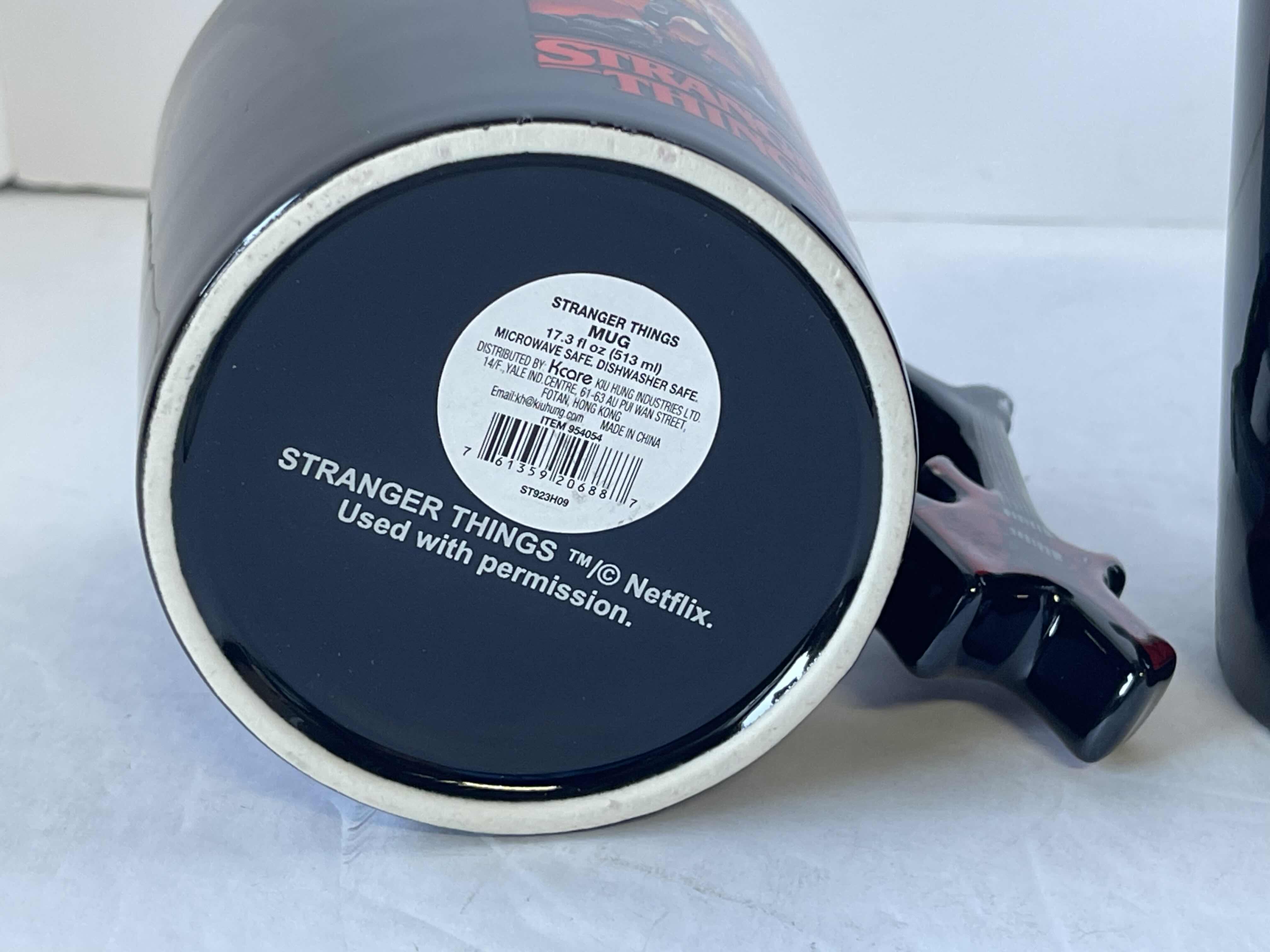 Photo 1 of STRANGER THINGS COLLECTOR CERAMIC MUGS 17.5 OZ (2)