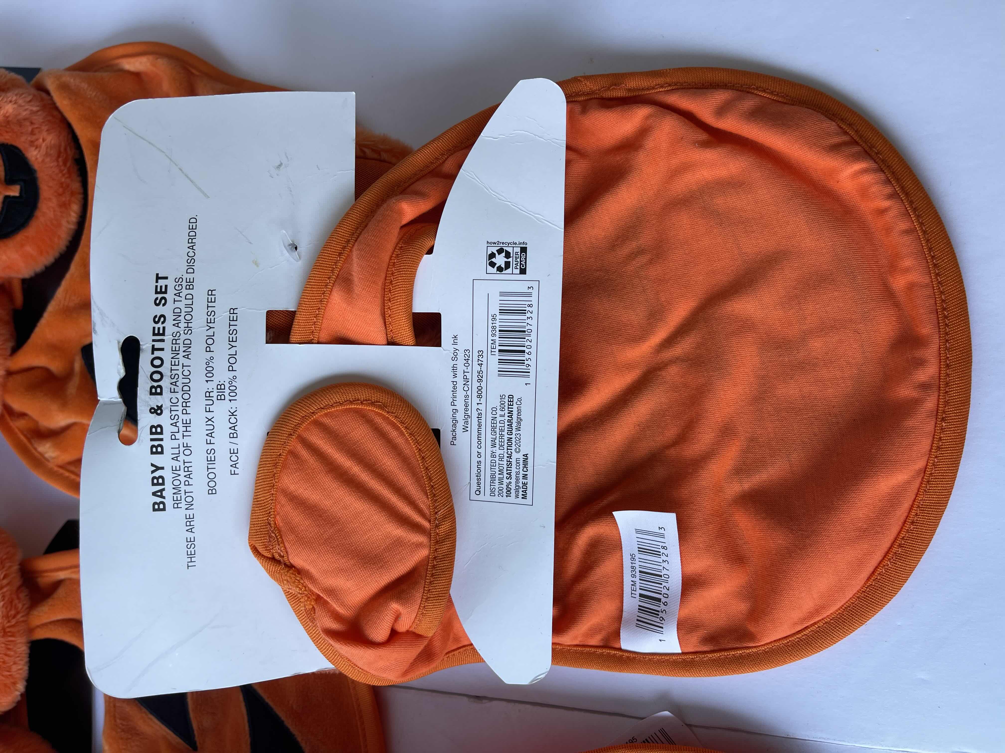 Photo 1 of HAPPY HALLOWEEN BABY BIB & BOOTIES SET (5) NWT