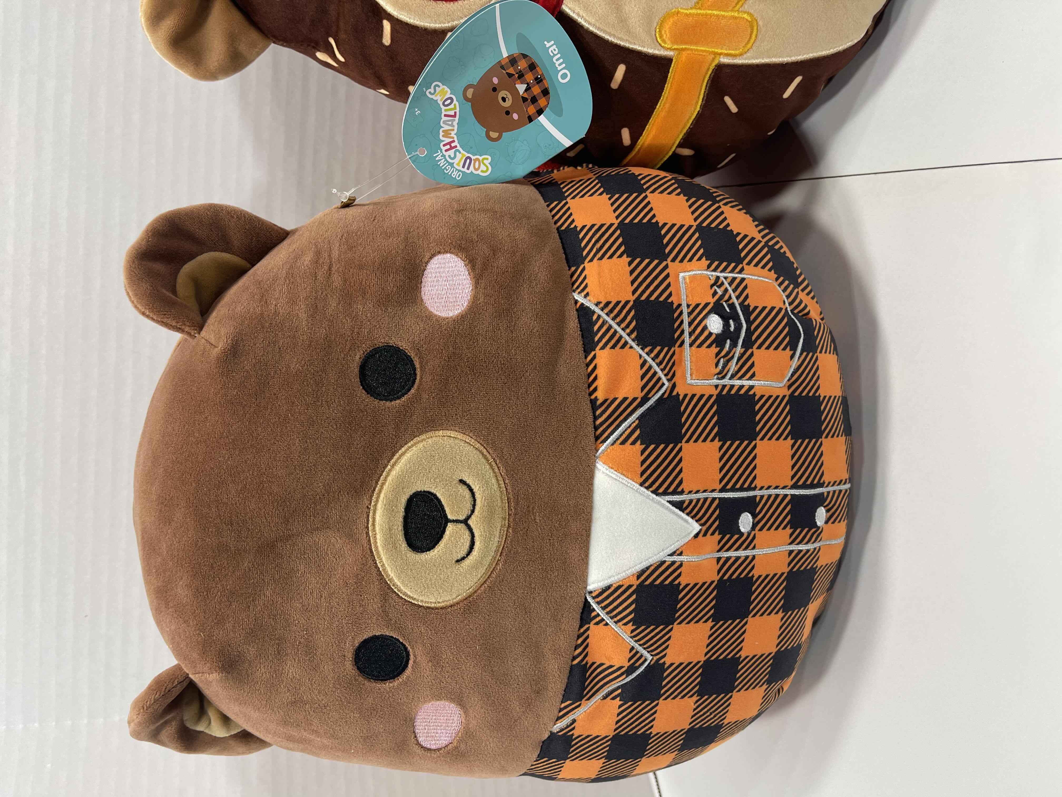 Photo 1 of SQUISHMALLOWS (2) - OMAR 12” & HANS 12” MSRP $60