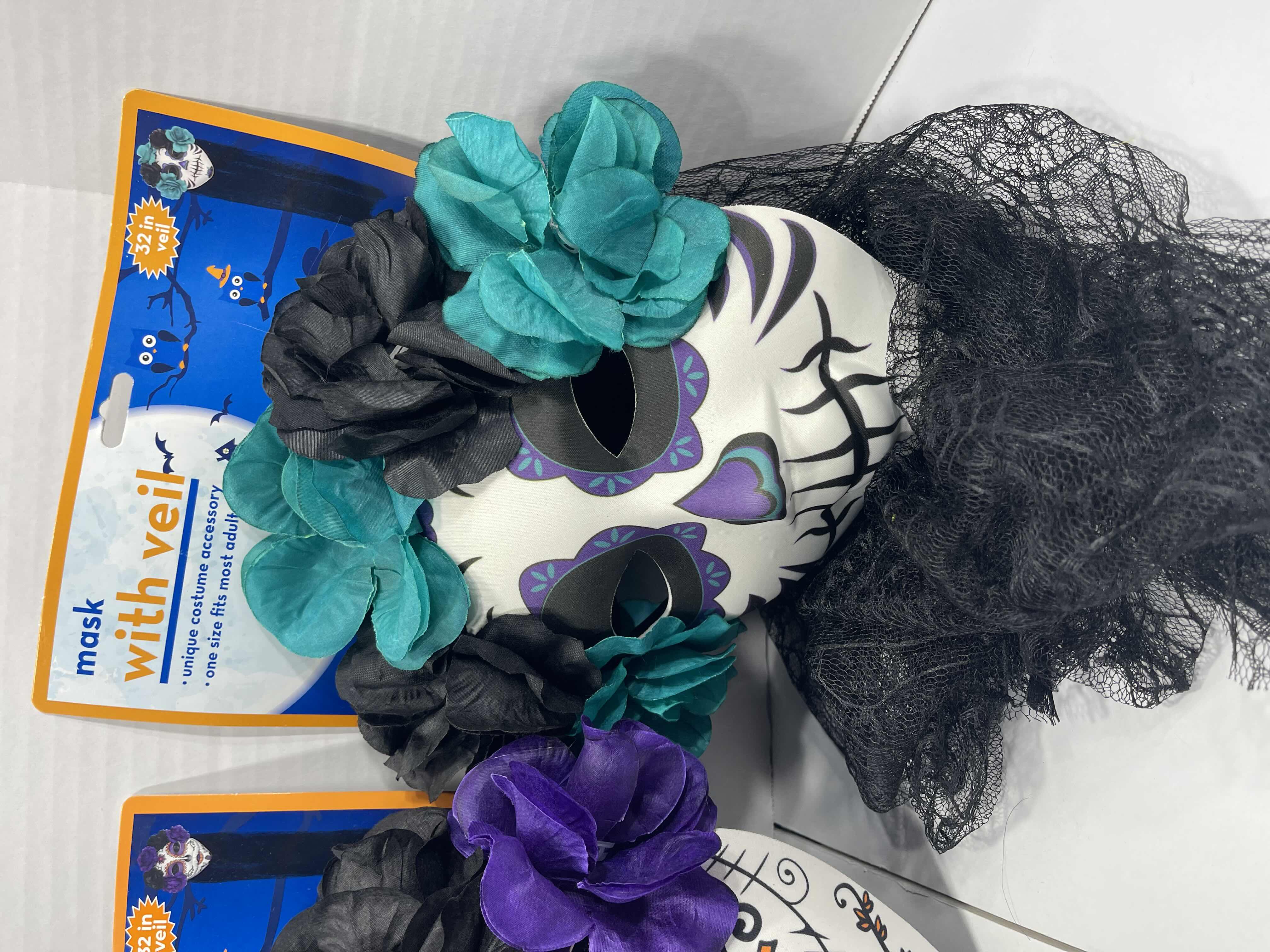 Photo 1 of FLOWER MASK WITH 31” VEIL (3) MSRP $45