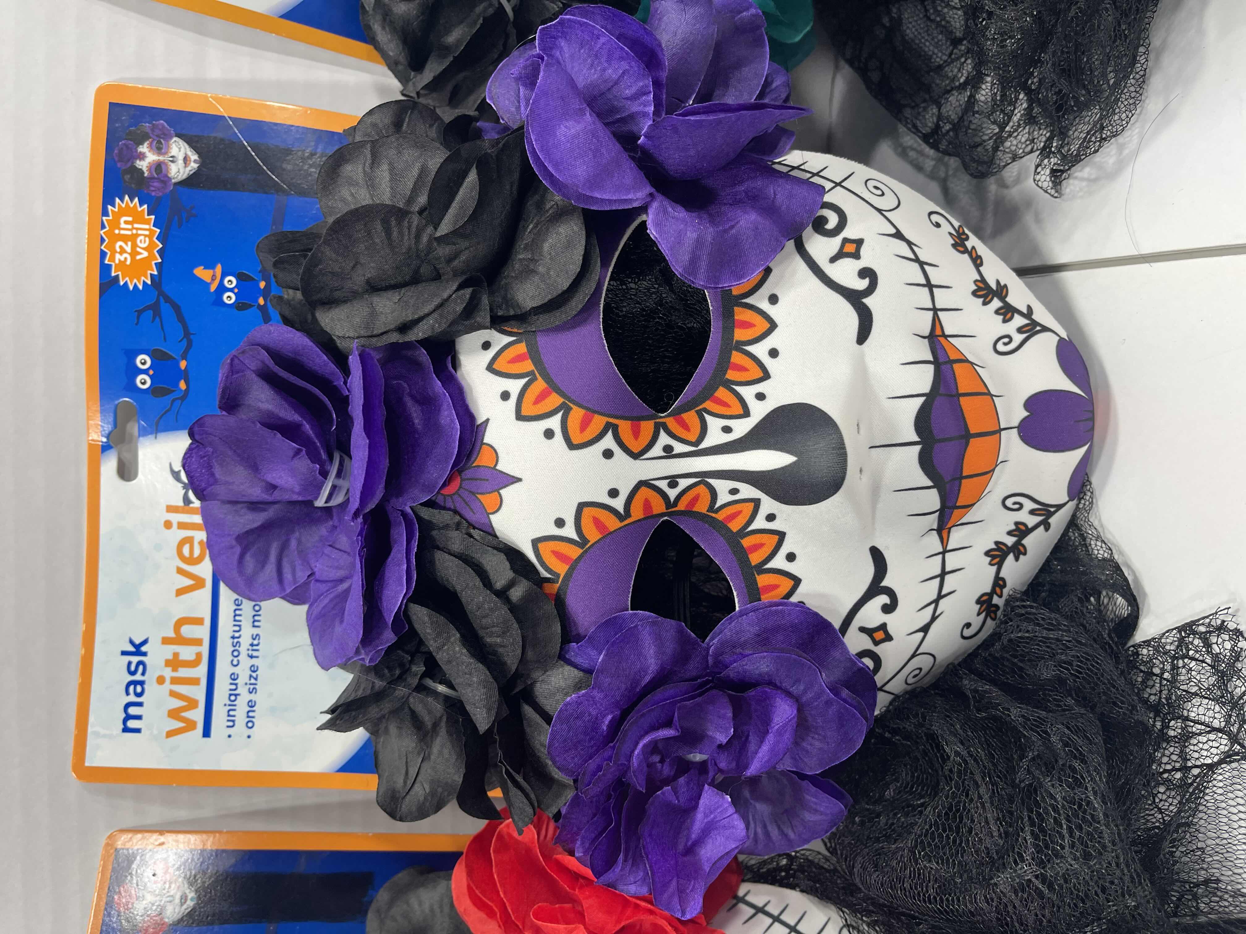 Photo 1 of FLOWER MASK WITH 31” VEIL (3) MSRP $45