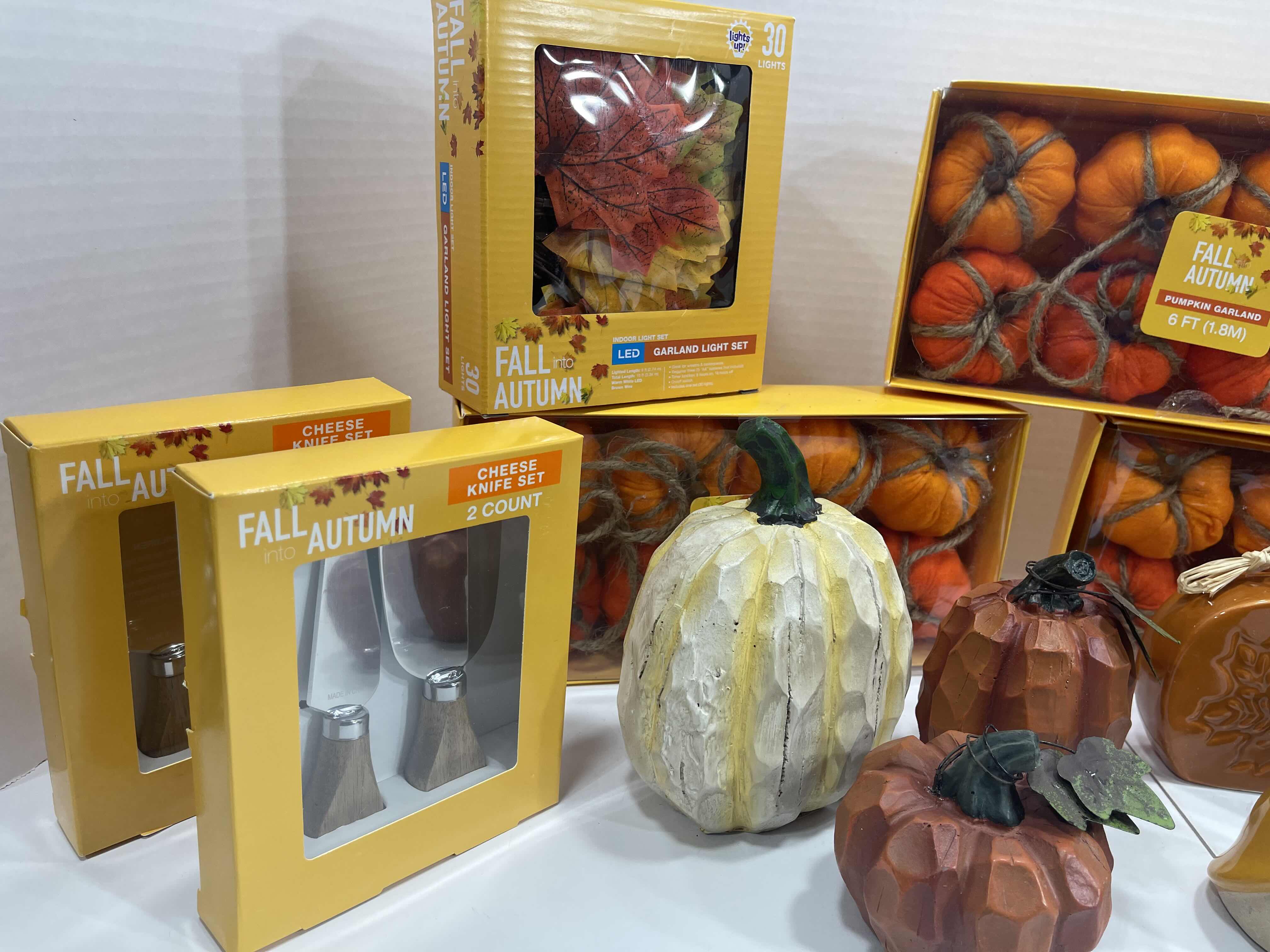 Photo 1 of FALL INTO AUTUMN HOME DECOR ITEMS LARGE ASSORTMENT (14 ITEMS) MSRP $60