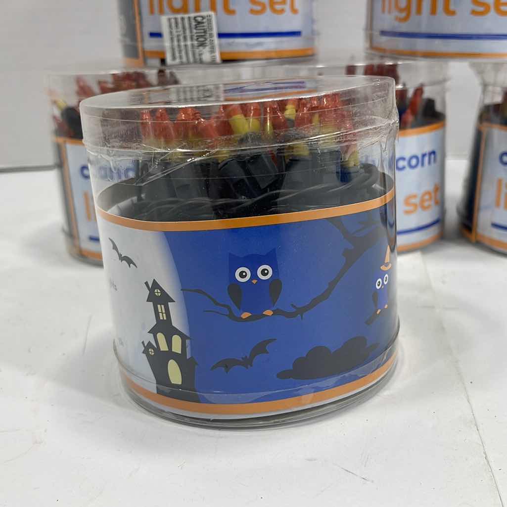 Photo 1 of CANDY CORN HALLOWEEN INDOOR/OUTDOOR LIGHT SETS (10) - LIGHTED LENGTH 10.5’ PER SET MSRP $100