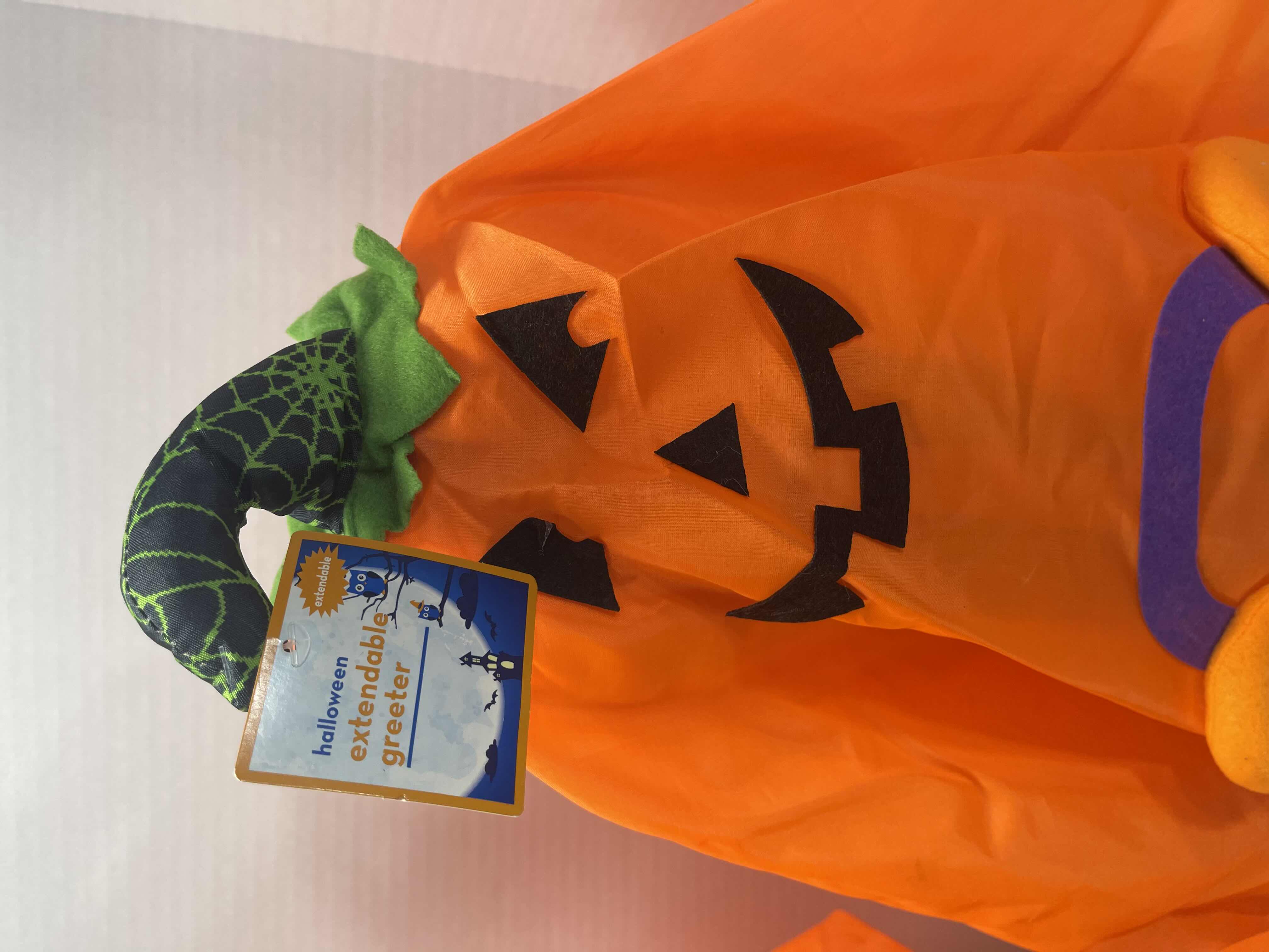 View 4 of HALLOWEEN EXTENDABLE GREETERS (2) - PUMPKIN (EXTENDED H28”) MSRP $50
