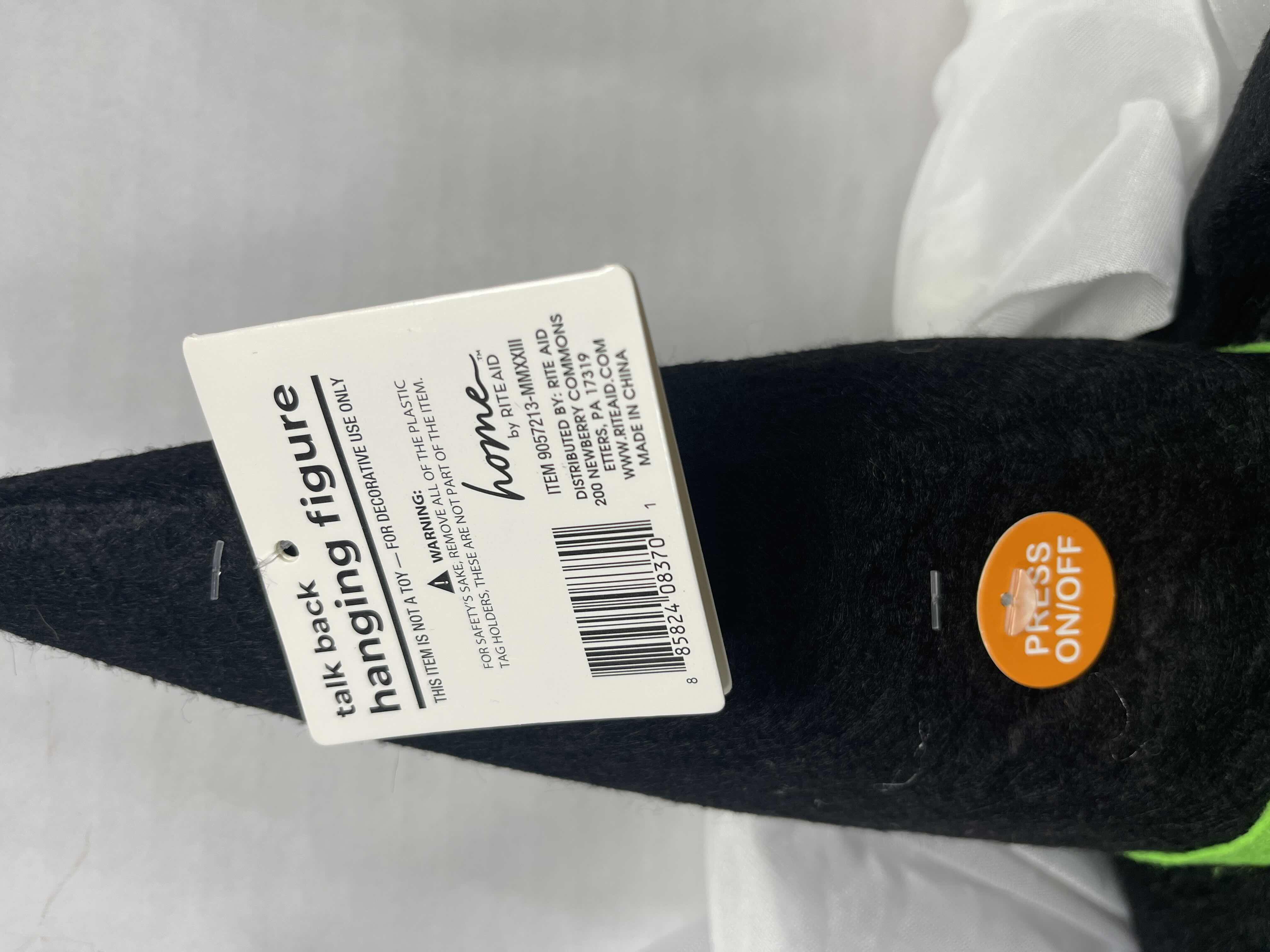 Photo 1 of HALLOWEEN HANGING DECORATIONS LOT (11 ITEMS) - TALK BACK HANGING FIGURE, GHOSTS & WITCHES NWT MSRP $100