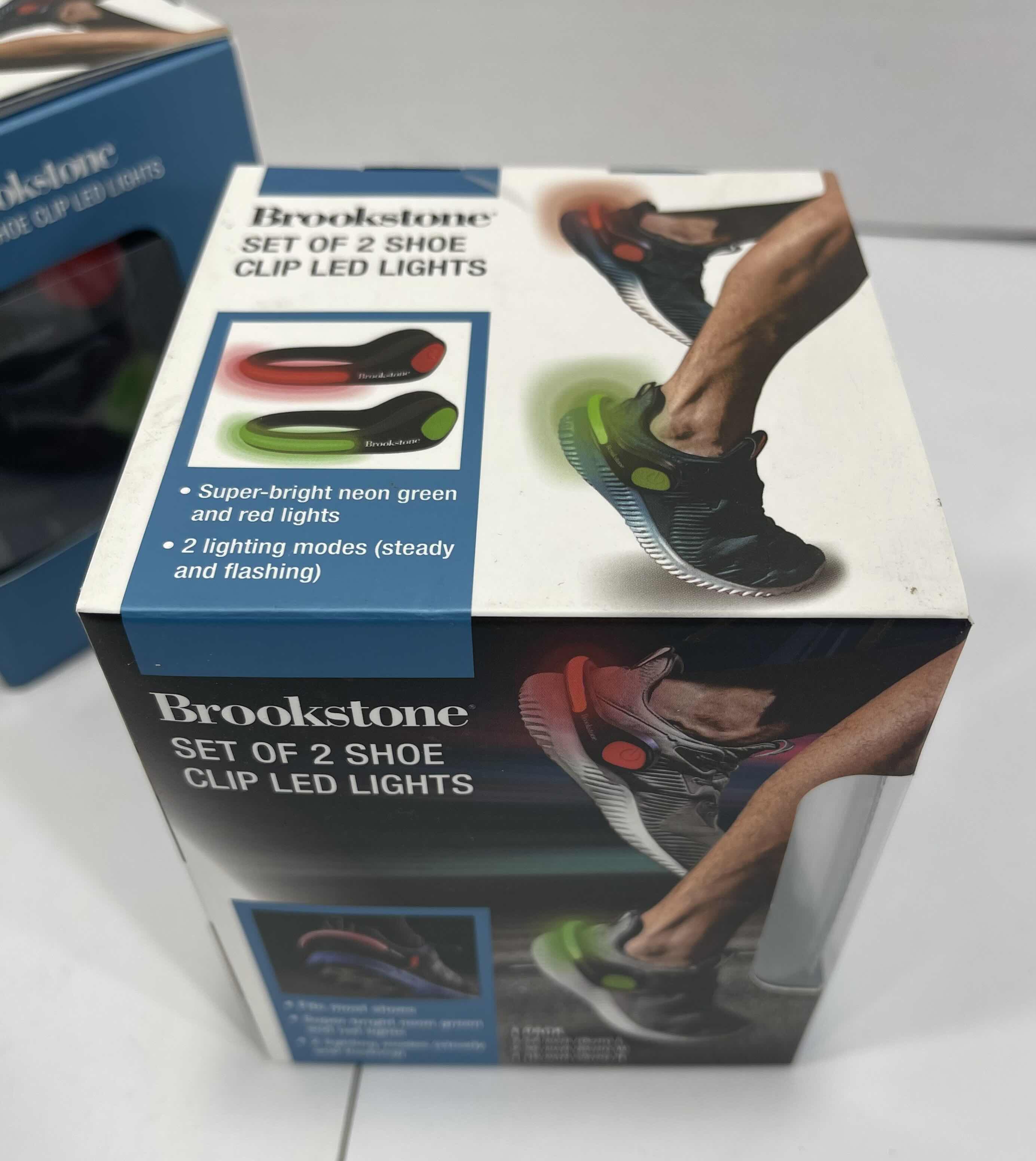 Photo 1 of BROOKESTONE SET OF 2 SHOE CLIP LED LIGHTS (2 BOXES) MSRP $30