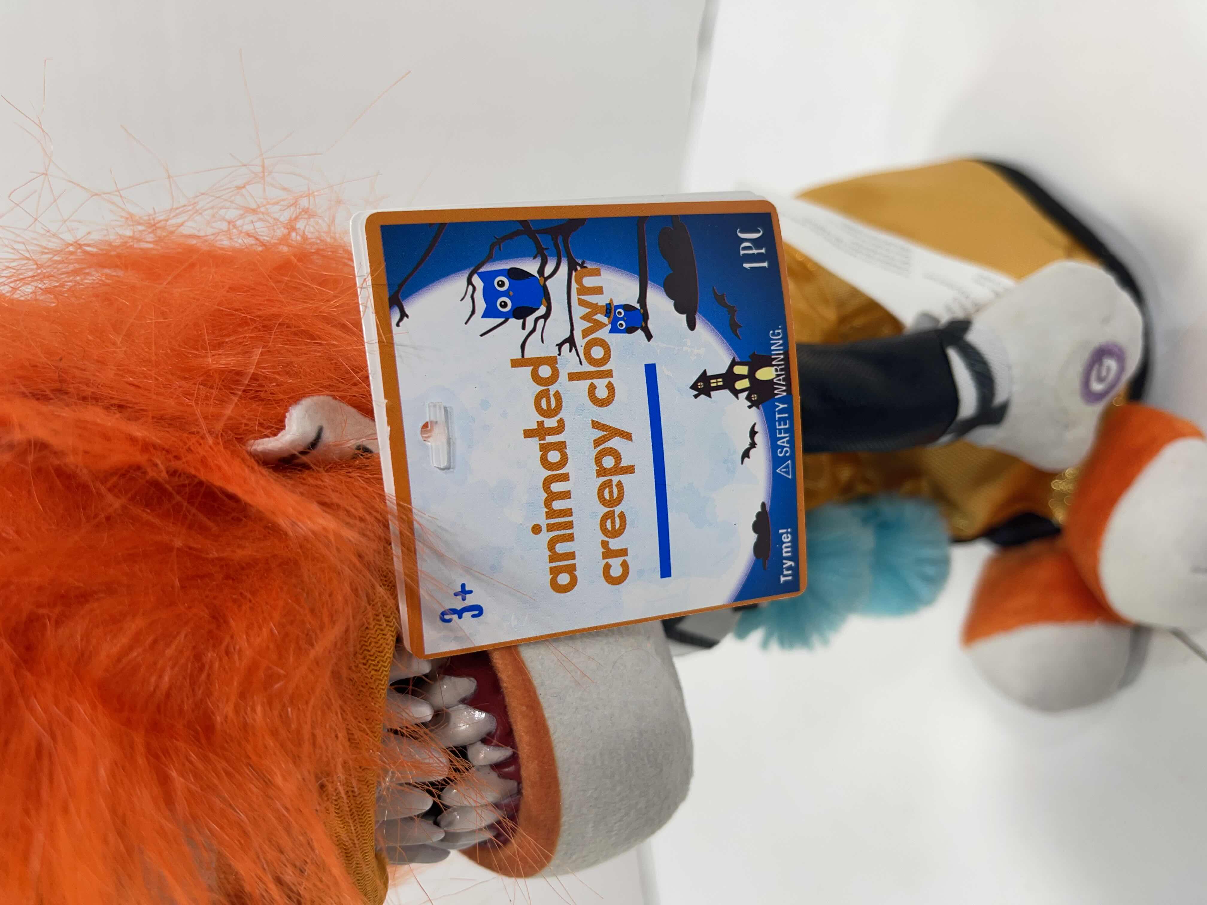 Photo 1 of ANIMATED CREEPY CLOWN H12” NWT MSRP $40