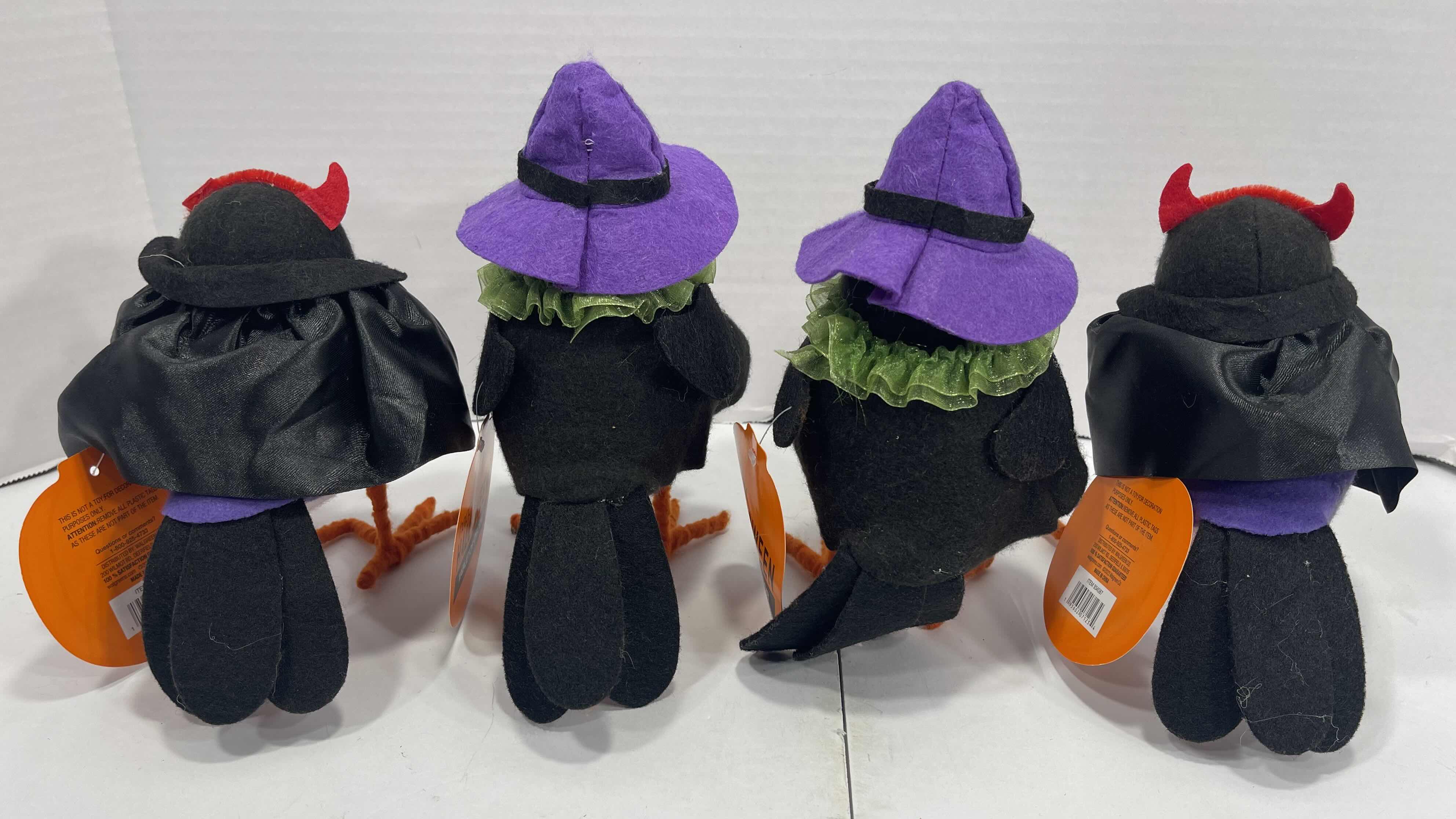 Photo 1 of FELT HALLOWEEN BIRDIES H6” (4)