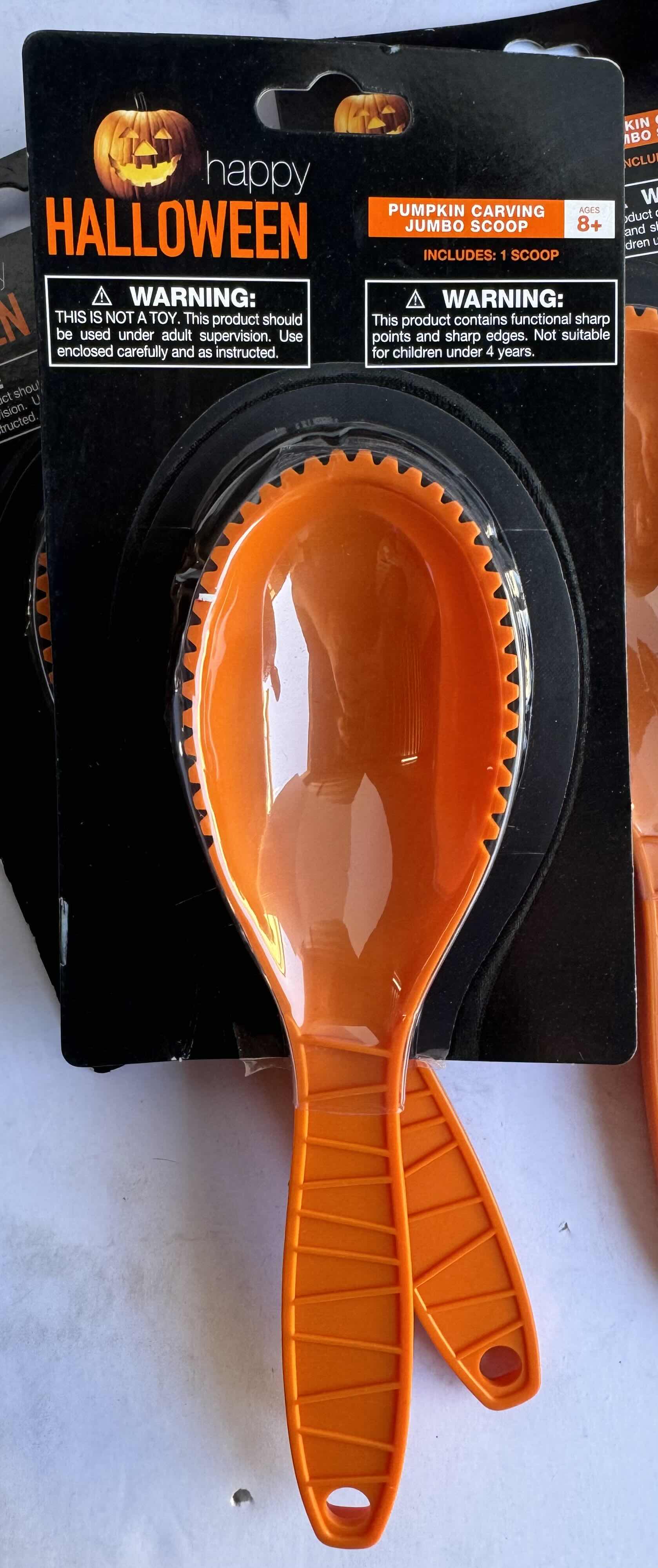 Photo 1 of HAPPY HALLOWEEN LARGE RANDOM ASSORTMENT OF PUMPKIN CARVING KITS WITH STENCILS, SCOOPS & POWER SAWS, (32 TOTAL PIECES) MSRP $200