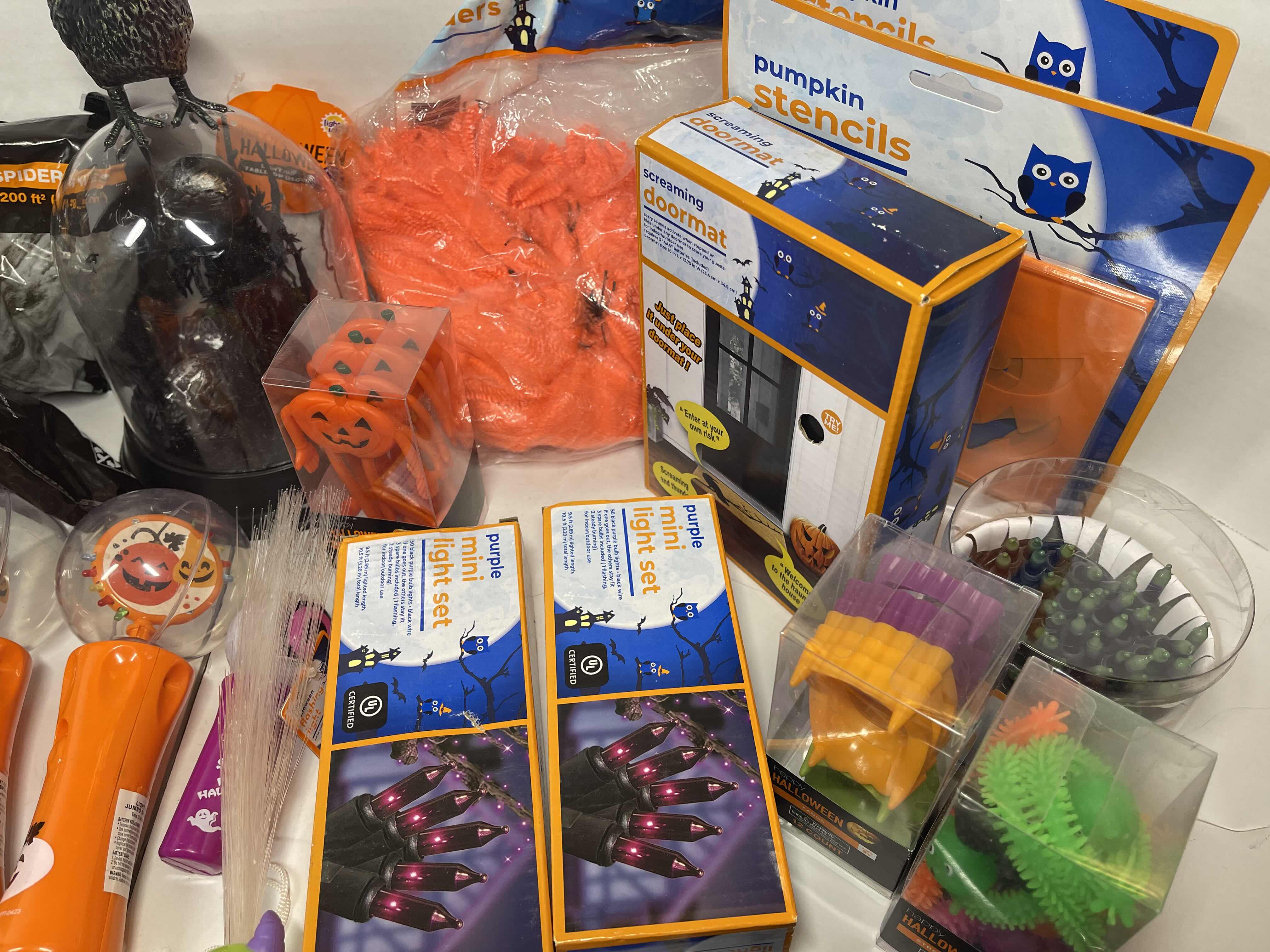 Photo 1 of HALLOWEEN HOLIDAY DECORATION LIGHT-UP FUN ITEMS LARGE ASSORTMENT MSRP $200