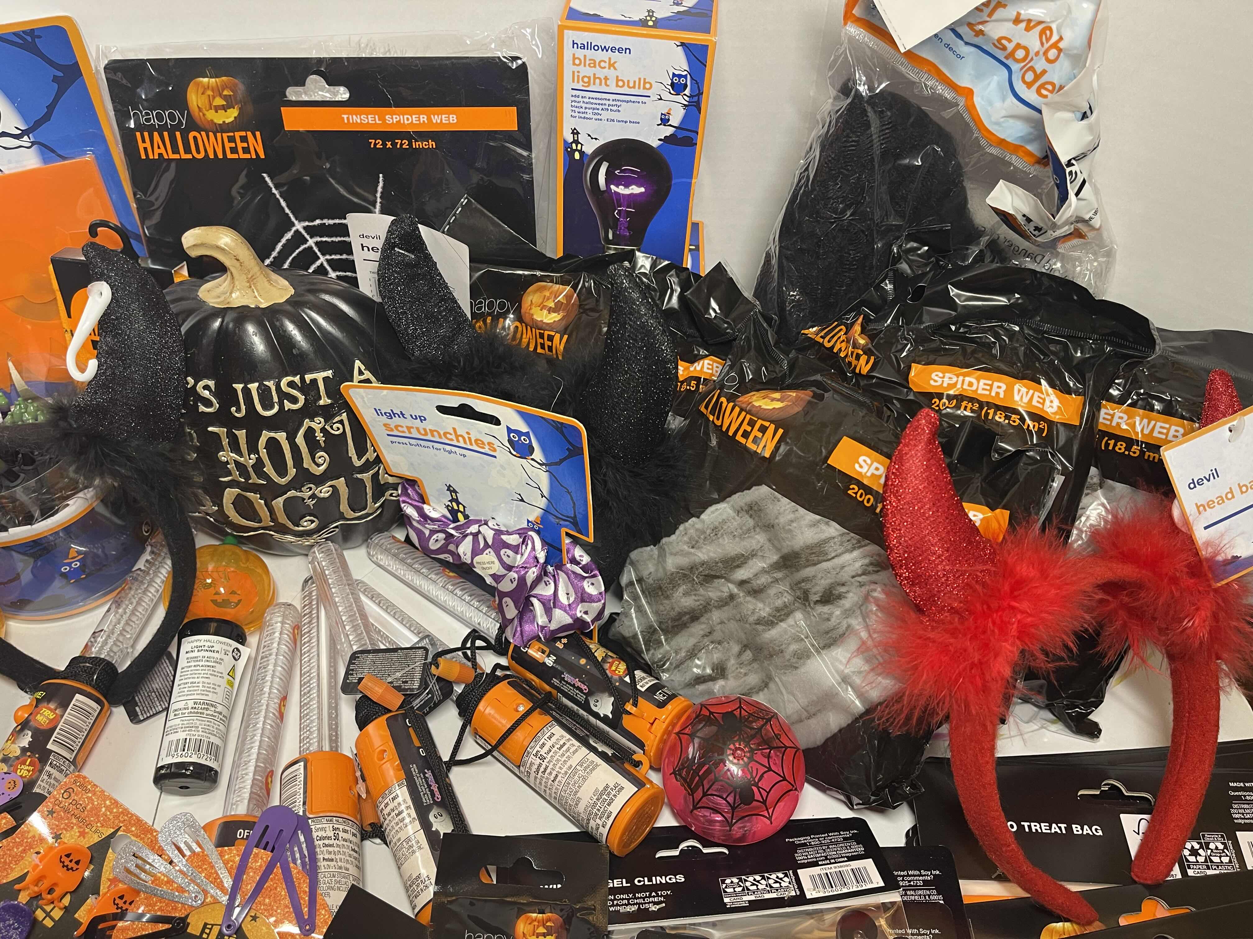 Photo 1 of HALLOWEEN HOLIDAY DECORATION LIGHT-UP FUN ITEMS LARGE ASSORTMENT MSRP $200