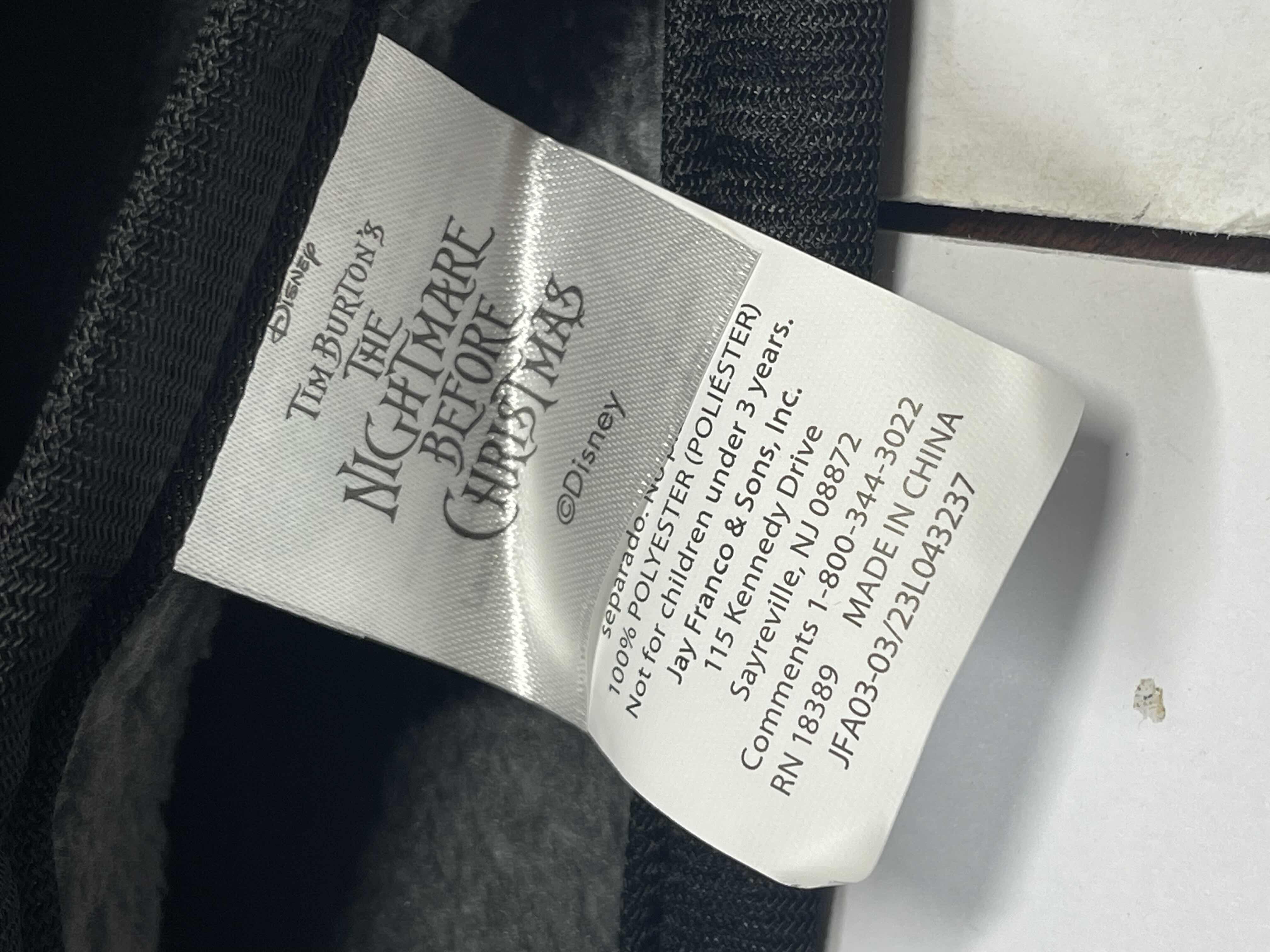 Photo 1 of JAY FRANCO & SONS THE NIGHTMARE BEFORE CHRISTMAS THROW BLANKET 90” X 60” MSRP $50