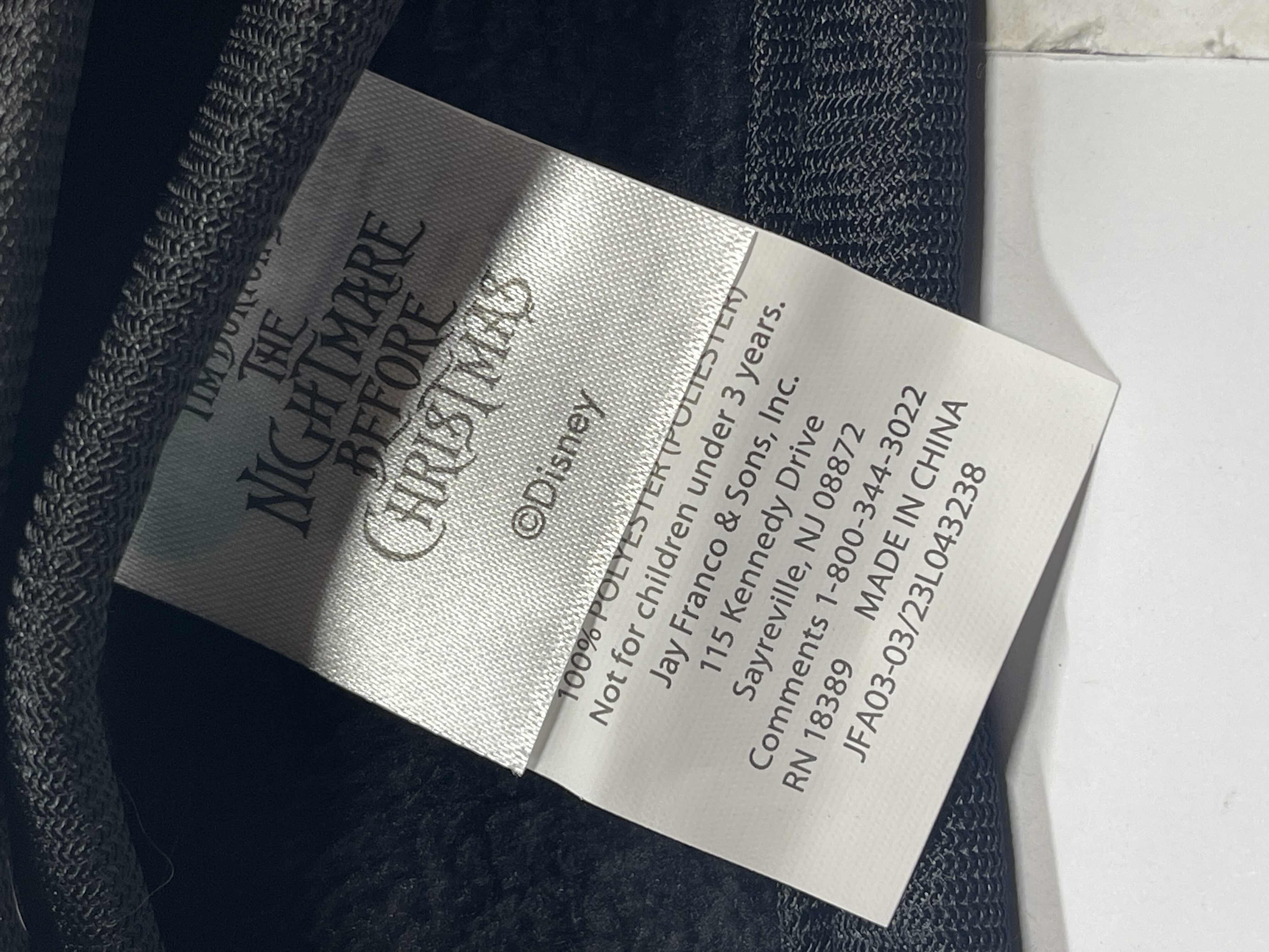 Photo 1 of JAY FRANCO & SONS THE NIGHTMARE BEFORE CHRISTMAS THROW BLANKET 90” X 60” MSRP $50