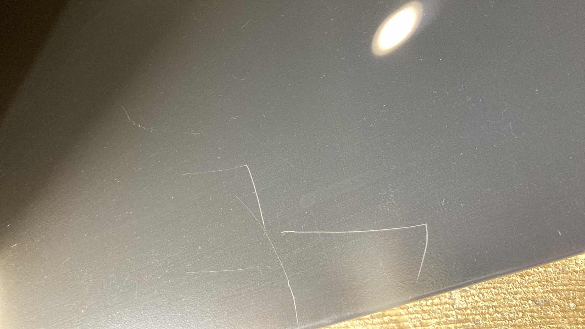 Photo 1 of HON BRIGADE CHARCOAL METAL 1-SHELF BOOKCASE 34.5” X 12.75” H29”