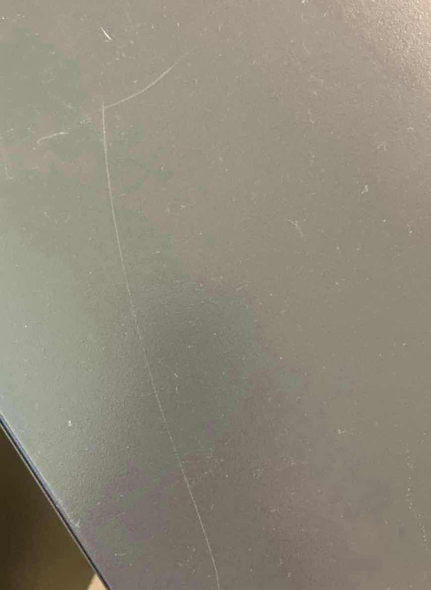 Photo 1 of HON BRIGADE CHARCOAL METAL 1-SHELF BOOKCASE 34.5” X 12.75” H29”