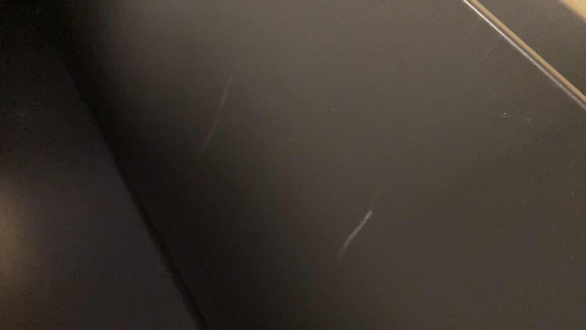 Photo 1 of HON BRIGADE CHARCOAL METAL 1-SHELF BOOKCASE 34.5” X 12.75” H29”