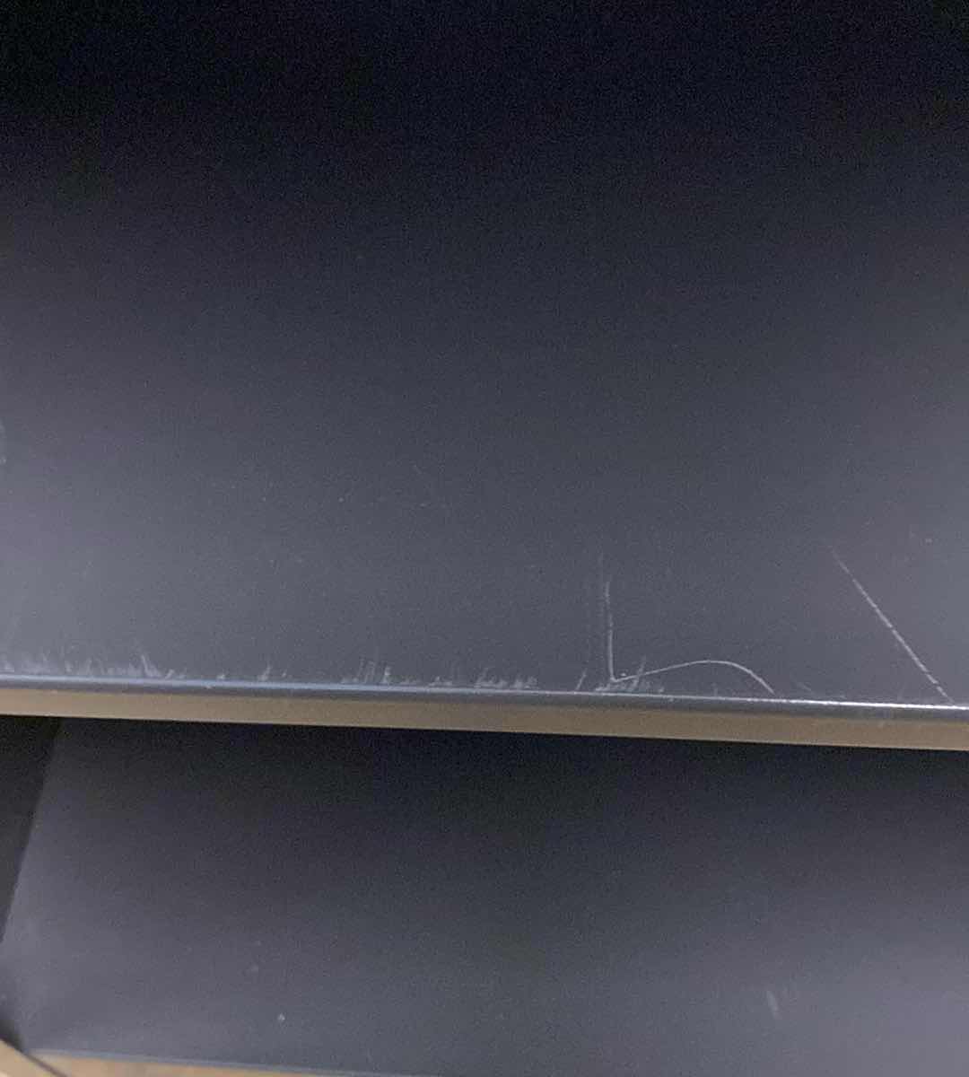 Photo 1 of HON BRIGADE CHARCOAL METAL 1-SHELF BOOKCASE 34.5” X 12.75” H29”