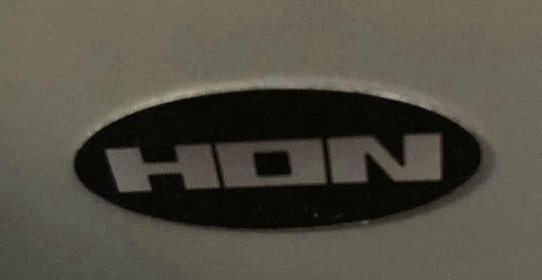 Photo 1 of HON FLAGSHIP CHARCOAL METAL 3-DRAWER ROLLING FILE CABINET 15” X 20 H28”