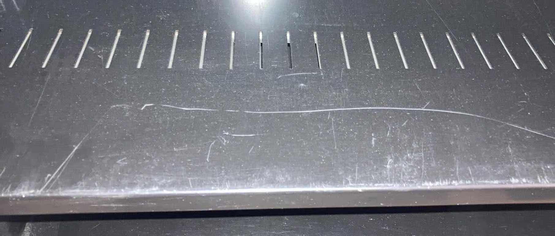 Photo 1 of TENNSCO BLACK METAL 2-SHELF WELDED BOOKCASE 38” X 12” H42”