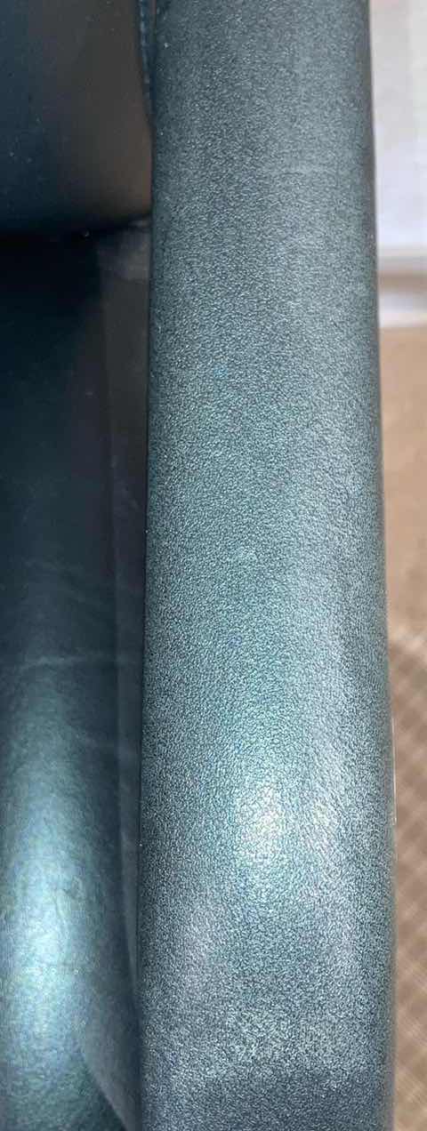 Photo 1 of ARCADIA BLACK FAUX LEATHER SWIVEL CHAIR 24.5” X 21” H44”