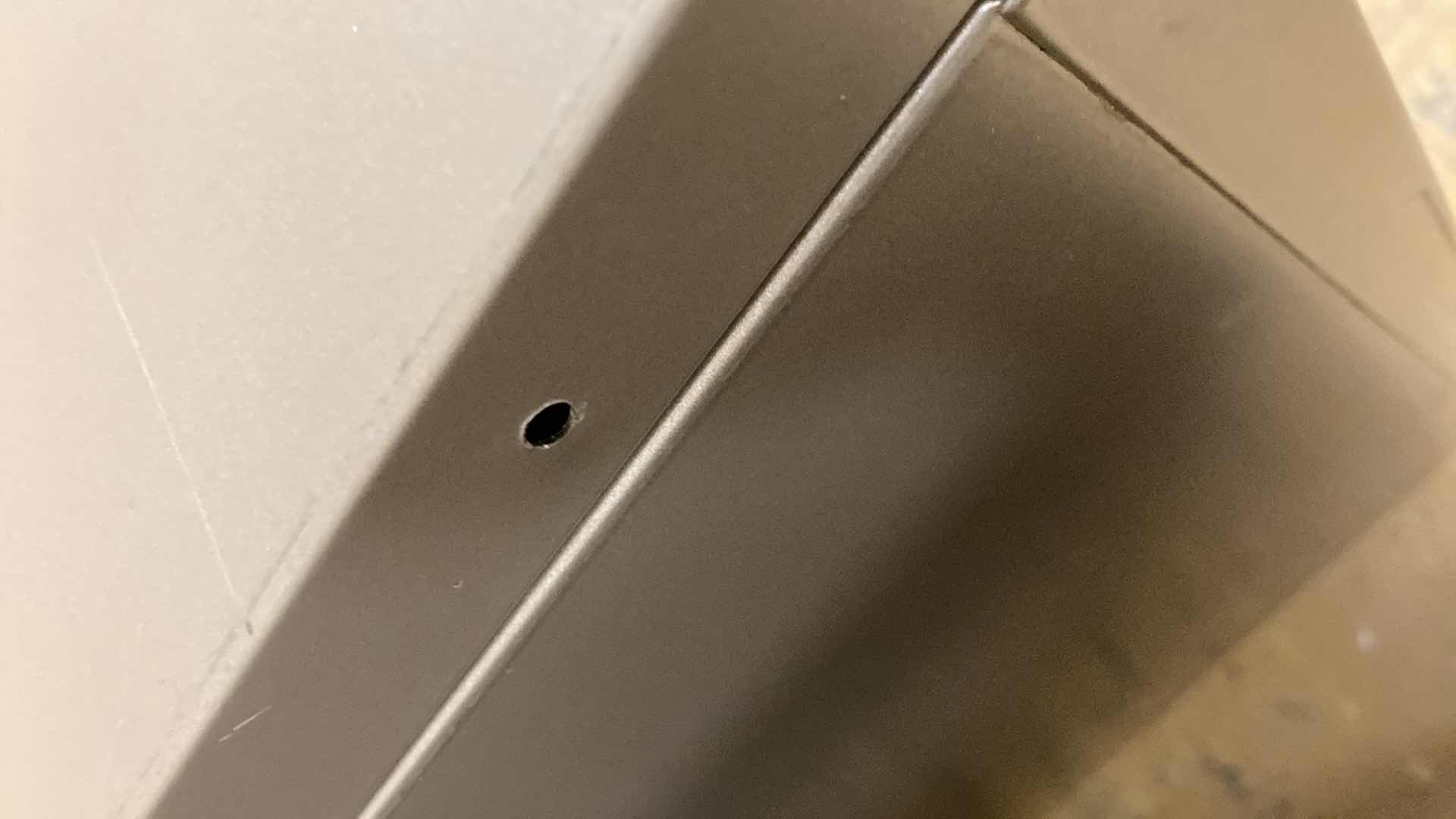 Photo 1 of HERMAN MILLER GRAY METAL 1-SHELF BOOKCASE 24” X 15” H27.5”